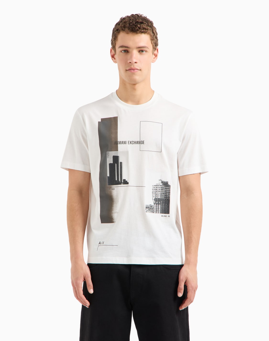 t-shirt-coupe-classique-avec-imprim-photographique-en-tissu-asv-blanc--armani-exchange