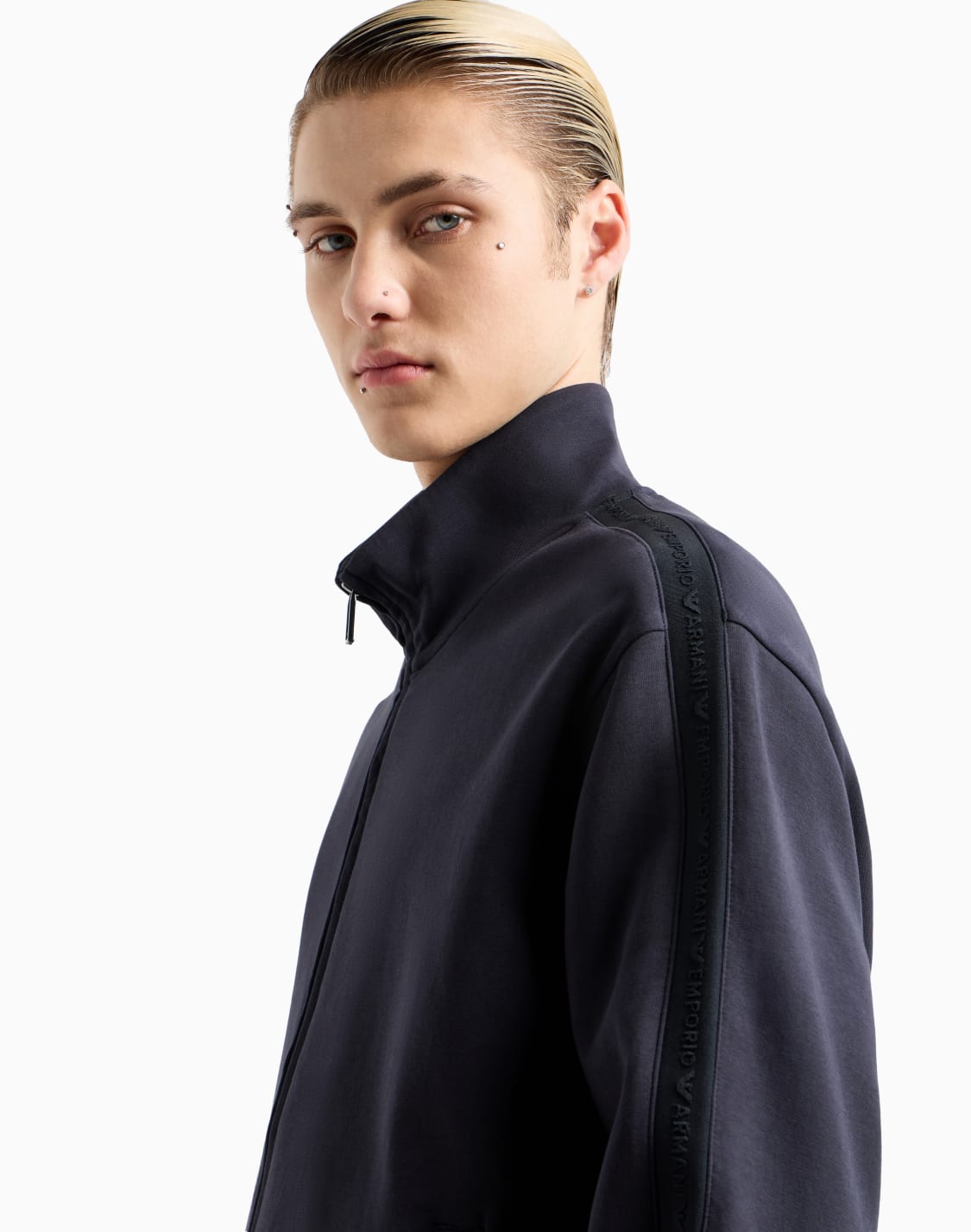 Emporio Armani - Man - Blue - Sweatshirt main image 1