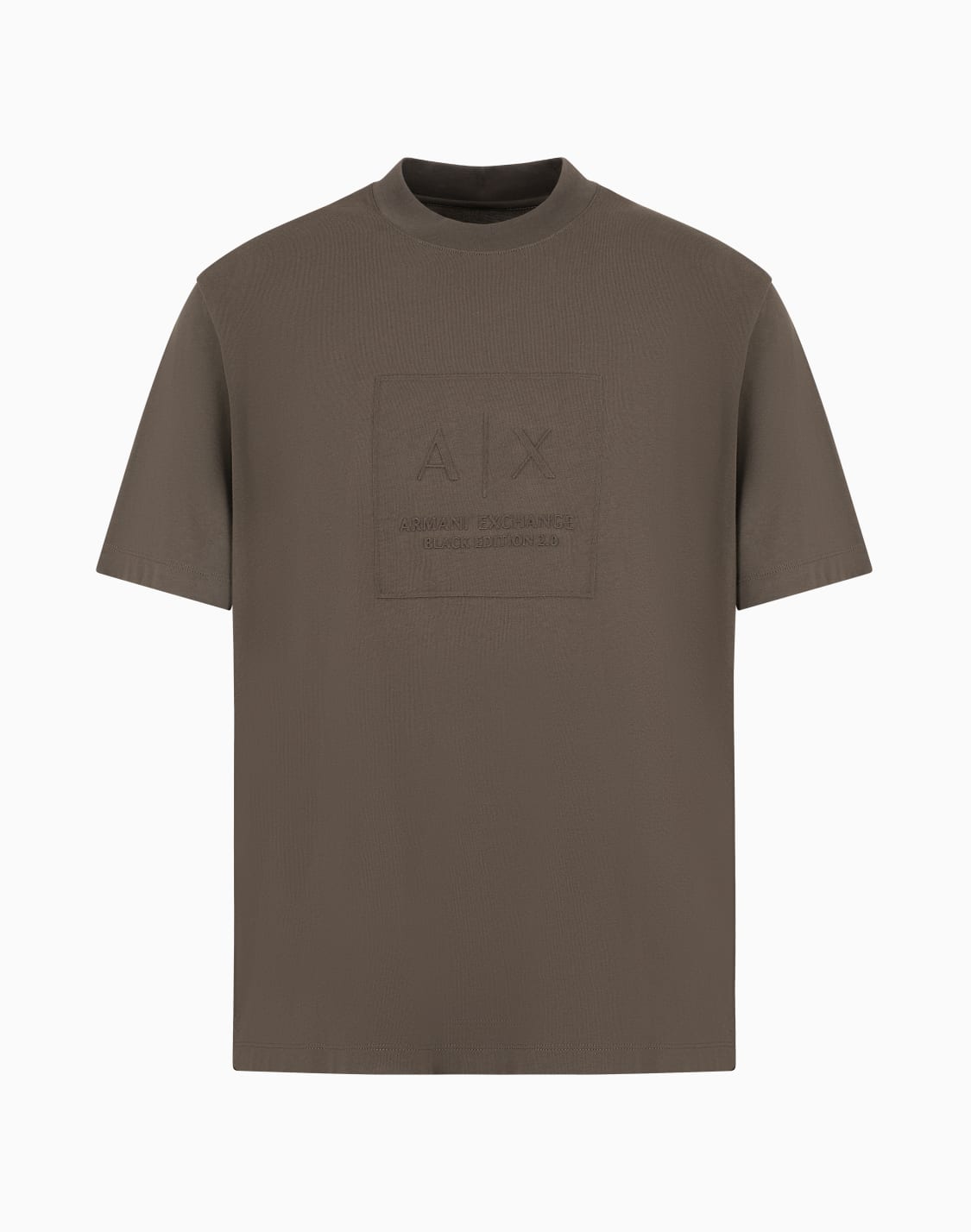 camiseta-regular-fit-con-maxilogotipo-bordado-verde--armani-exchange