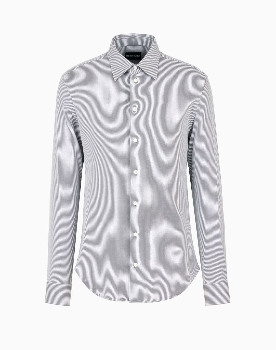asv-lyocell-blend-striped-jersey-shirt-grey--emporio-armani