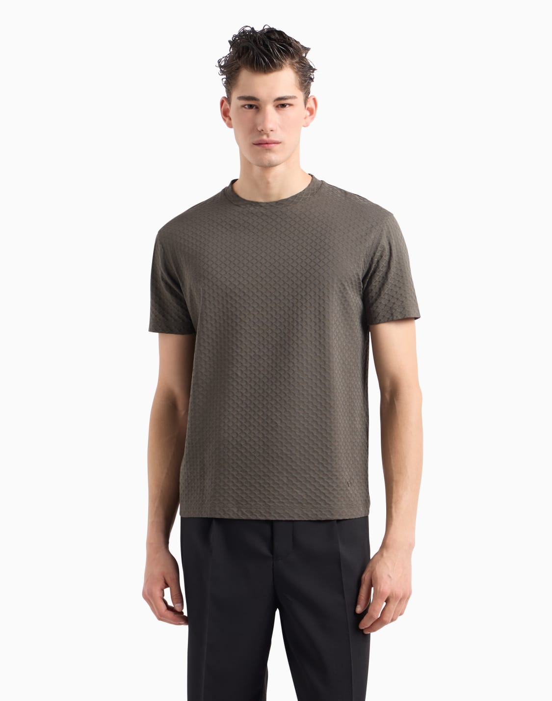 jersey-t-shirt-with-all-over-jacquard-pattern-green--emporio-armani