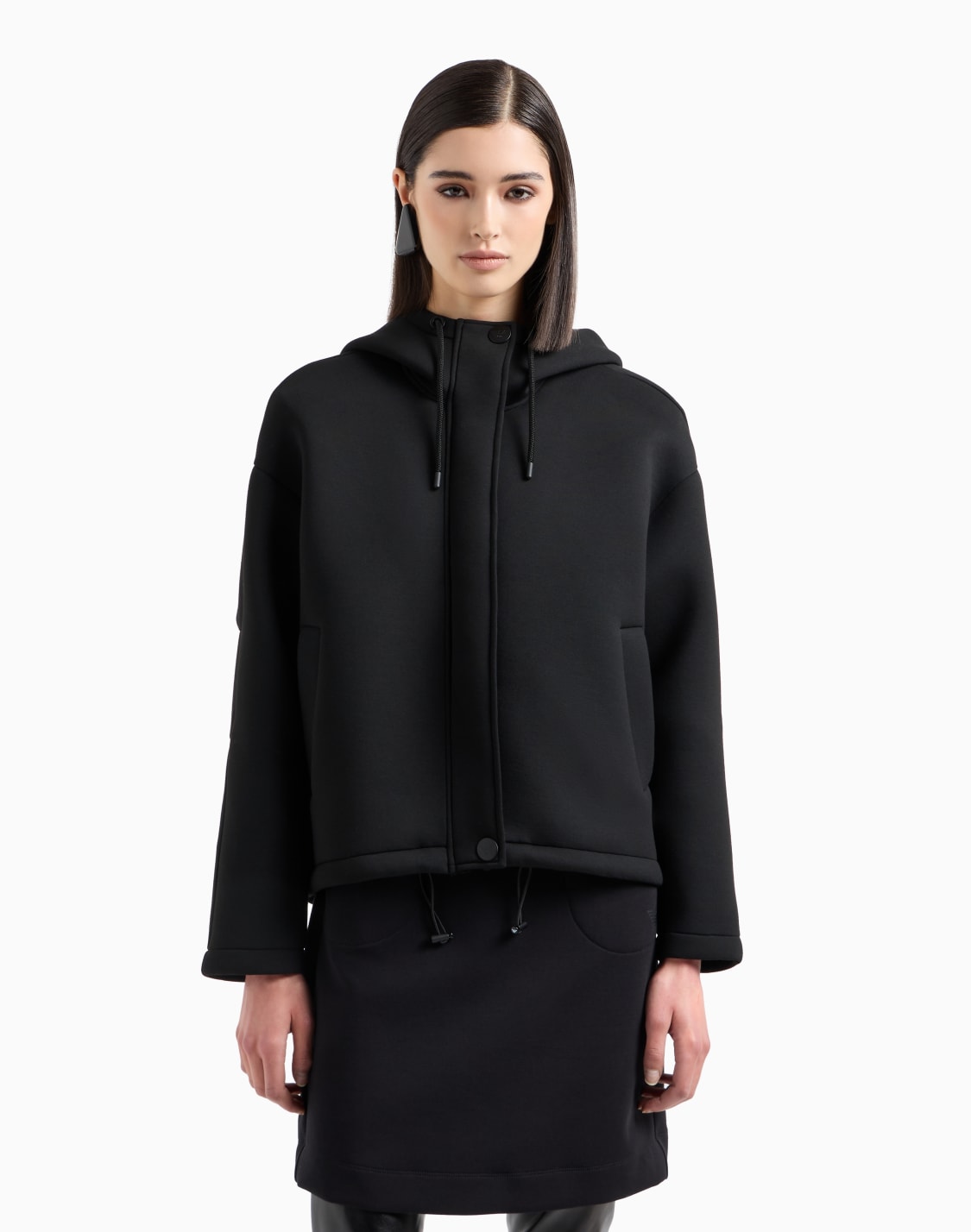 maxisudadera-de-corte-ancho-en-neopreno-con-capucha-negro--emporio-armani