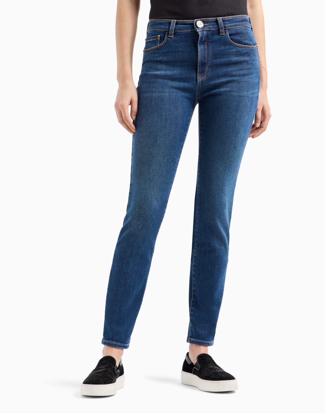 vaqueros-j20-de-cintura-alta-y-pernera-superceida-de-denim-elstico-orgnico-con-aspecto-usado-asv-azul--emporio-armani