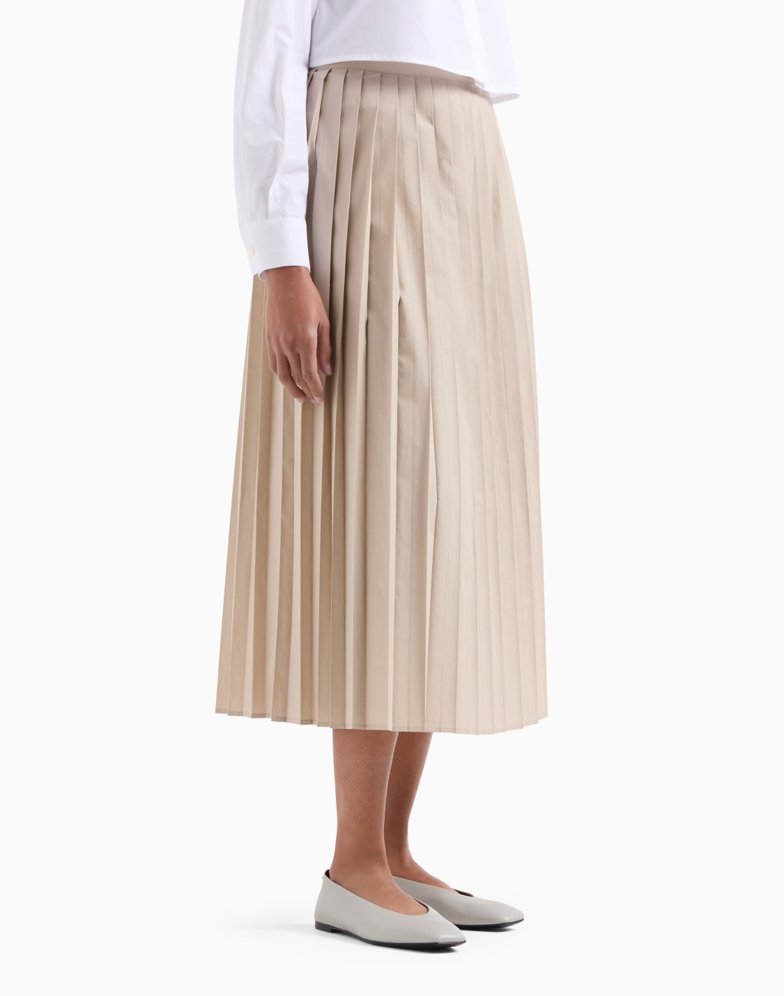 faldas-a-media-pierna-beige--emporio-armani