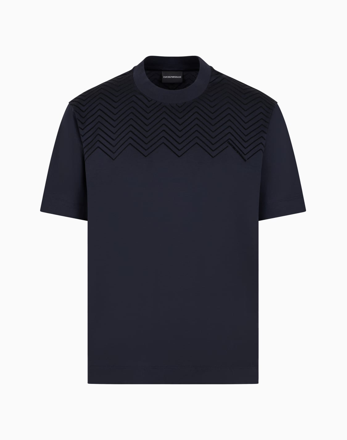 -lyocell-blend-jersey-t-shirt-with-chevron-flock-detail-navy-blue--emporio-armani