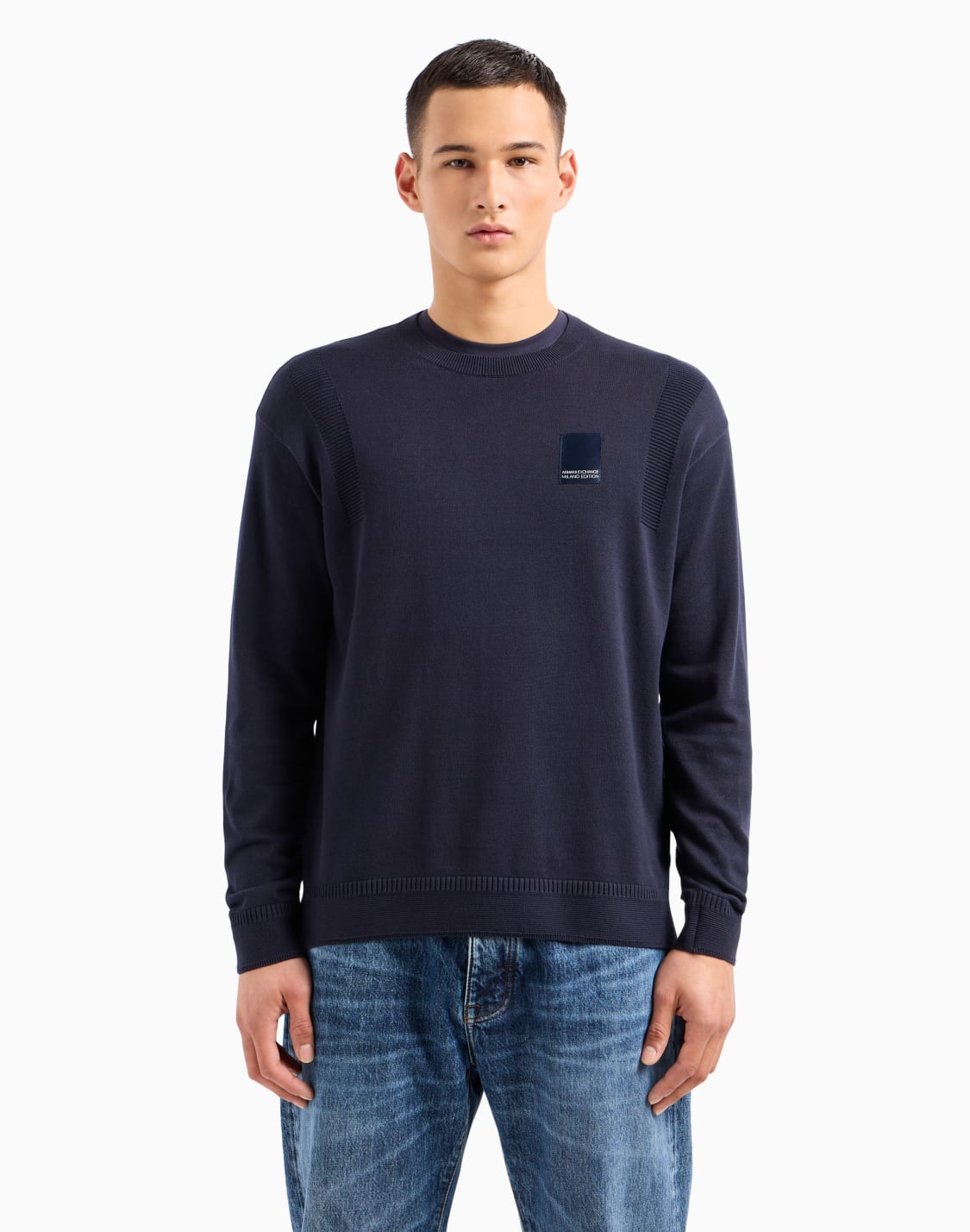 -boucle-crew-neck-sweater-blue--armani-exchange