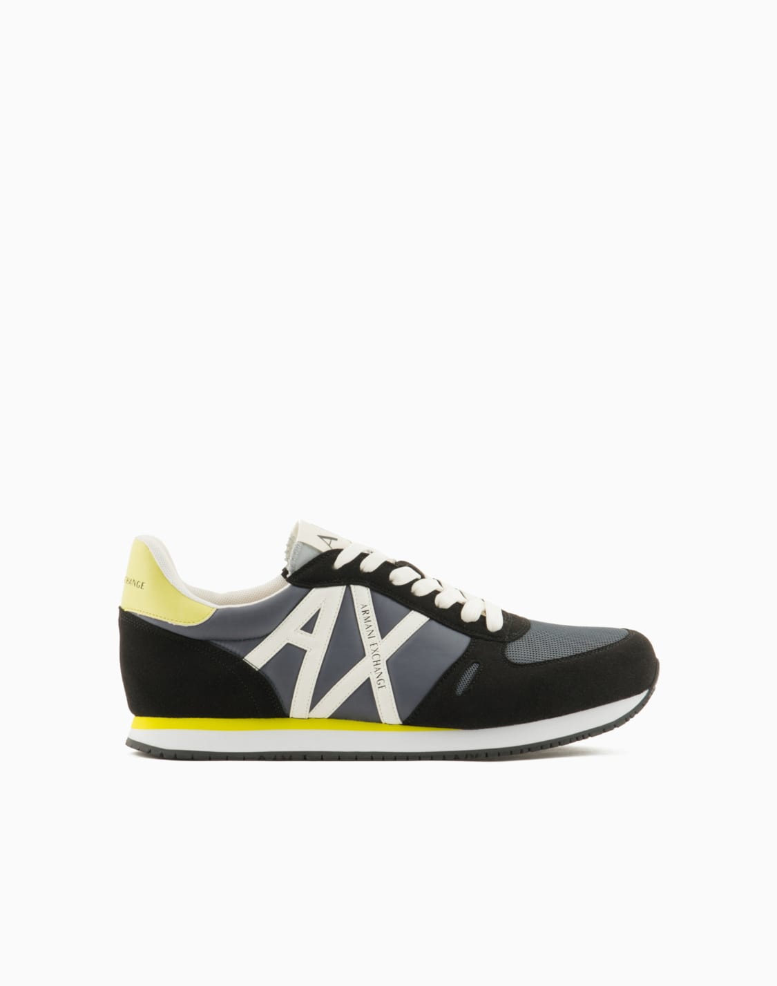 sneakers-in-eco-suede-mesh-and-nylon-yellow--armani-exchange
