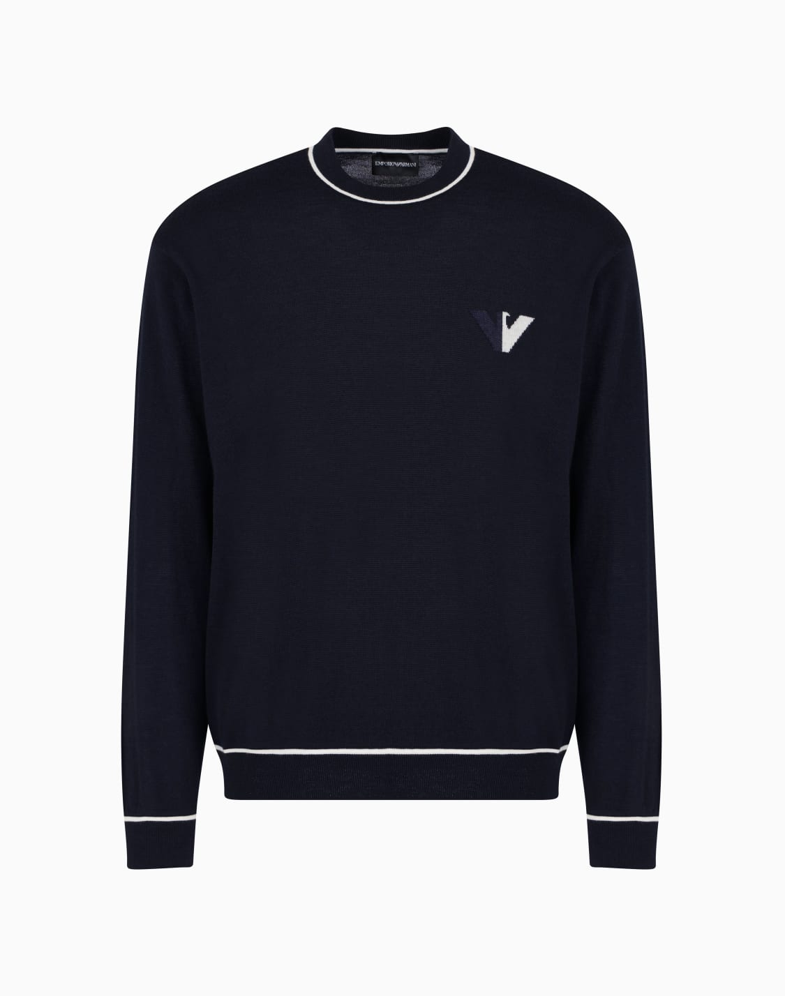 virgin-wool-jumper-with-jacquard-logo-detail-navy-blue--emporio-armani