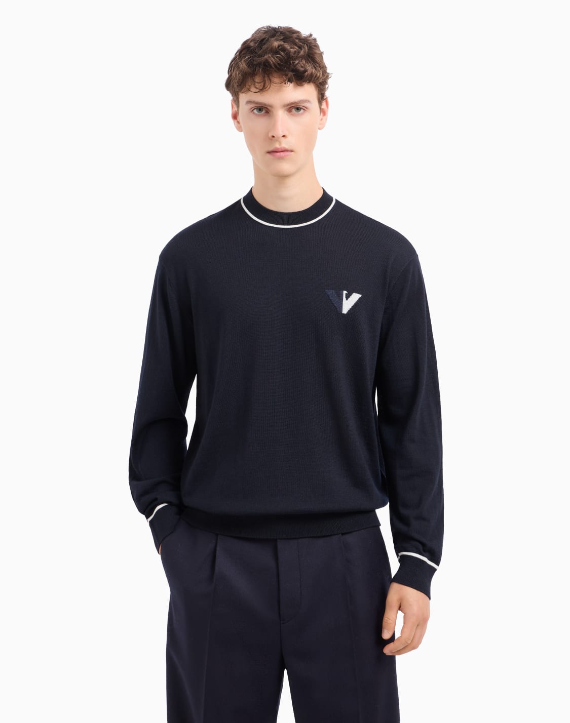 virgin-wool-jumper-with-jacquard-logo-detail-navy-blue--emporio-armani