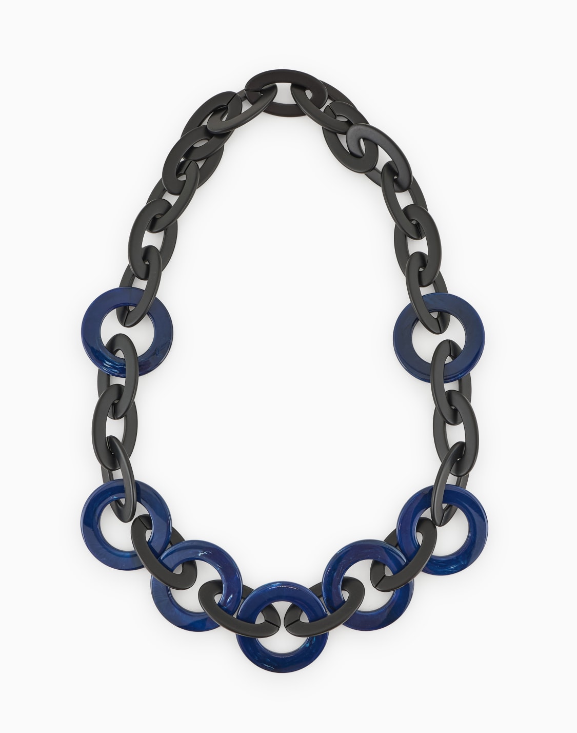maxi-collana-a-catena-con-cerchi-bicolore-blu--emporio-armani