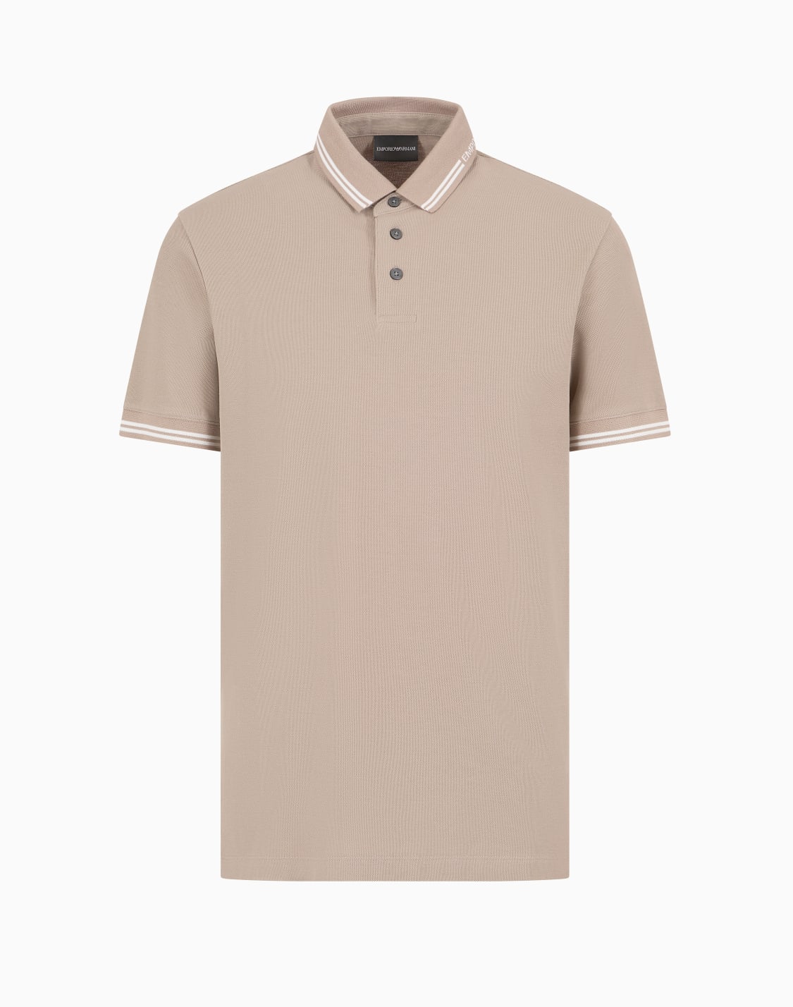 poloshirt-aus-jersey-mit-logo-braun--emporio-armani