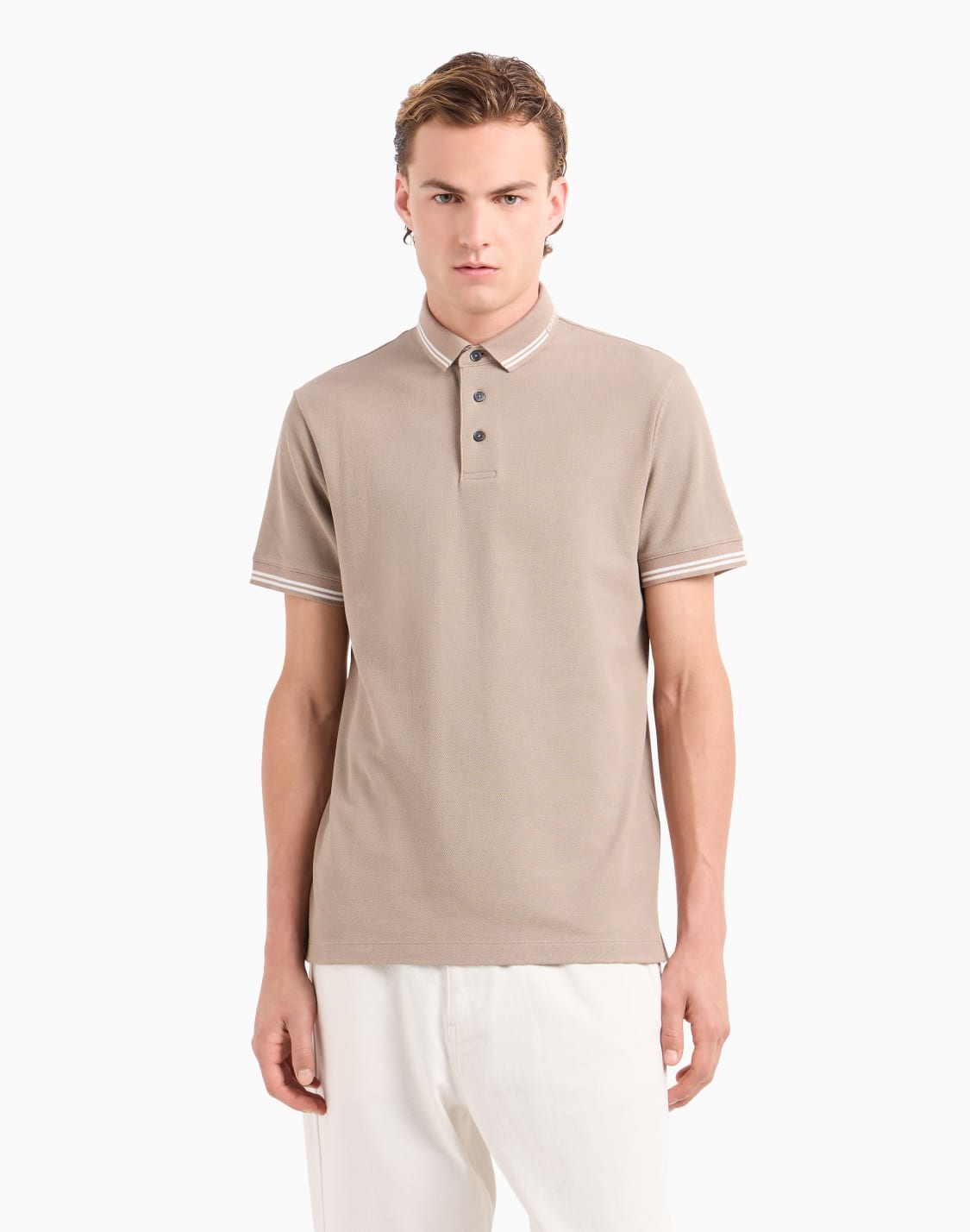 poloshirt-aus-jersey-mit-logo-braun--emporio-armani