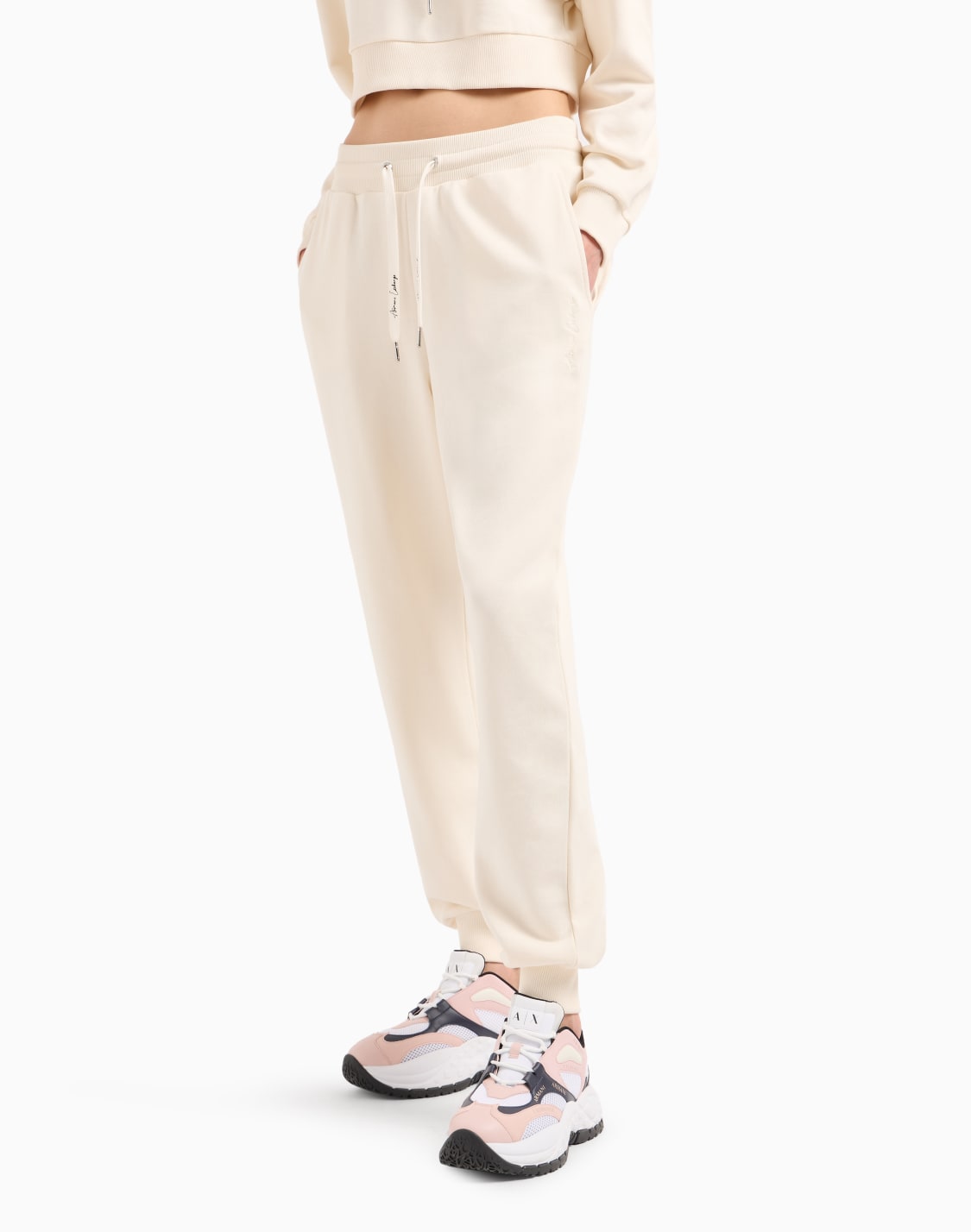 a-line-french-terry-jogger-trousers-white--armani-exchange