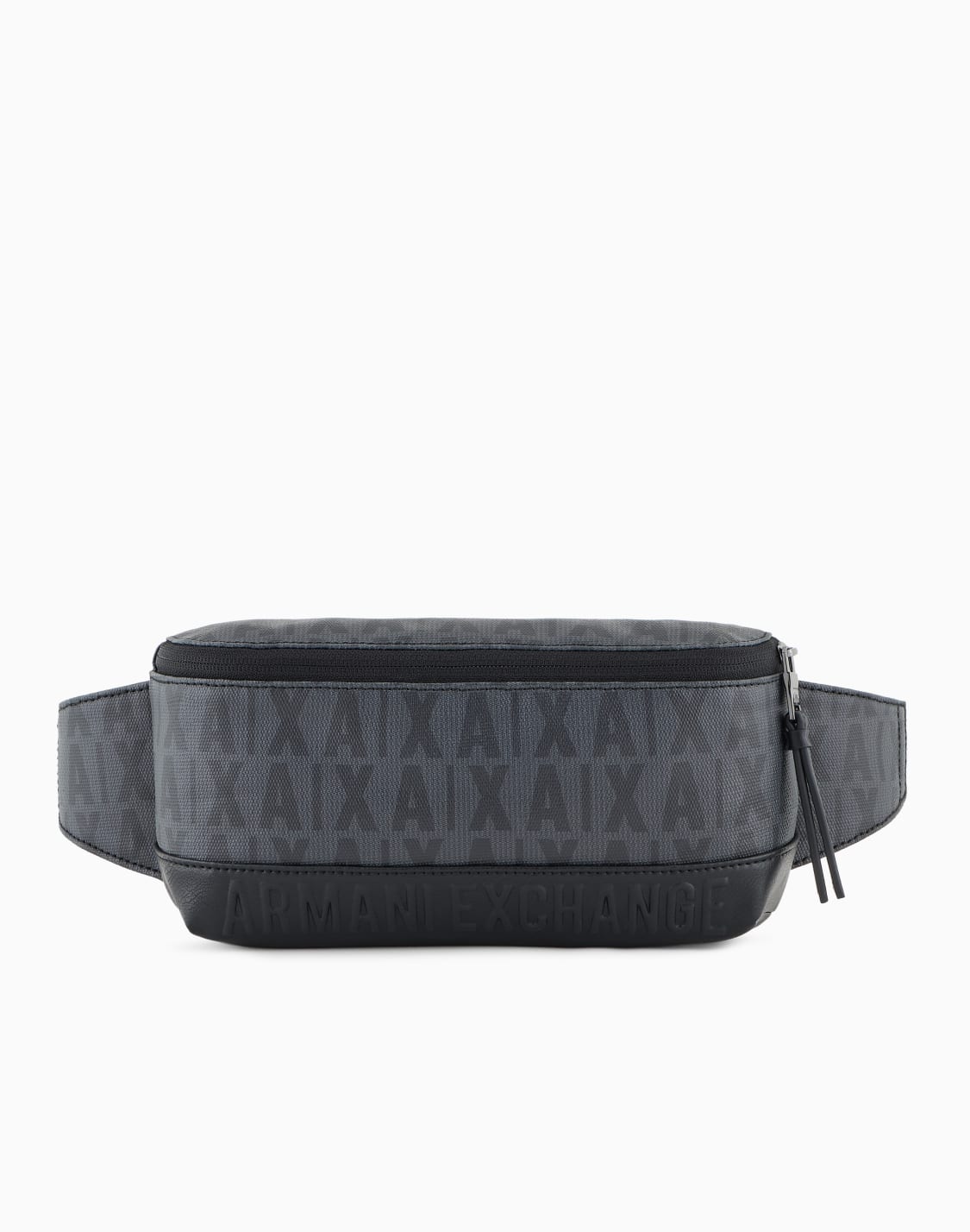 all-over-logo-bum-bag-grey--armani-exchange