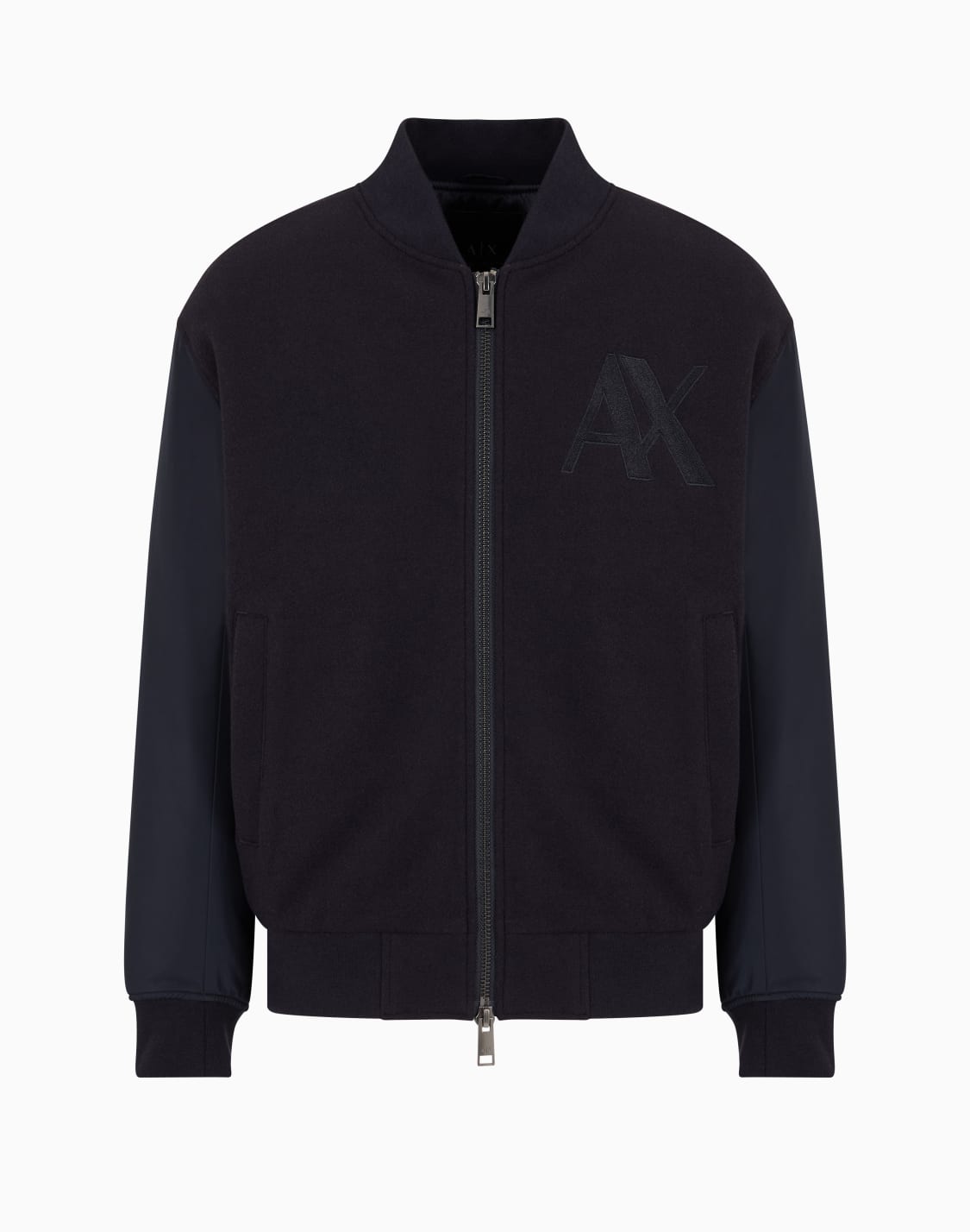 cloth-college-jacket-with-contrasting-sleeves-navy-blue--armani-exchange
