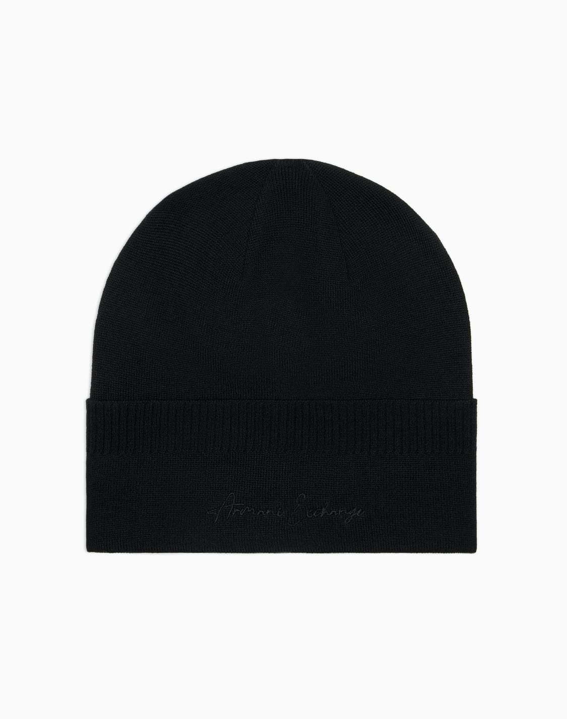 bonnet-en-laine-mlange-avec-broderie-noir--armani-exchange