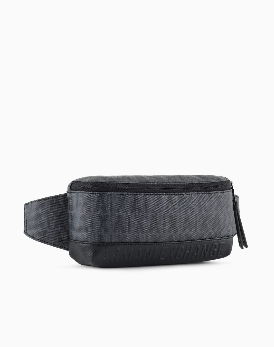 all-over-logo-bum-bag-grey--armani-exchange
