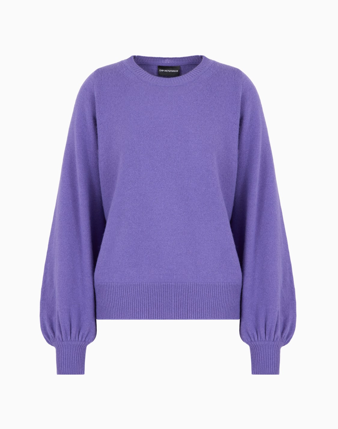 jersey-en-mezcla-de-lana-virgen-y-cachemira-con-mangas-abullonadas-asv-morado--emporio-armani