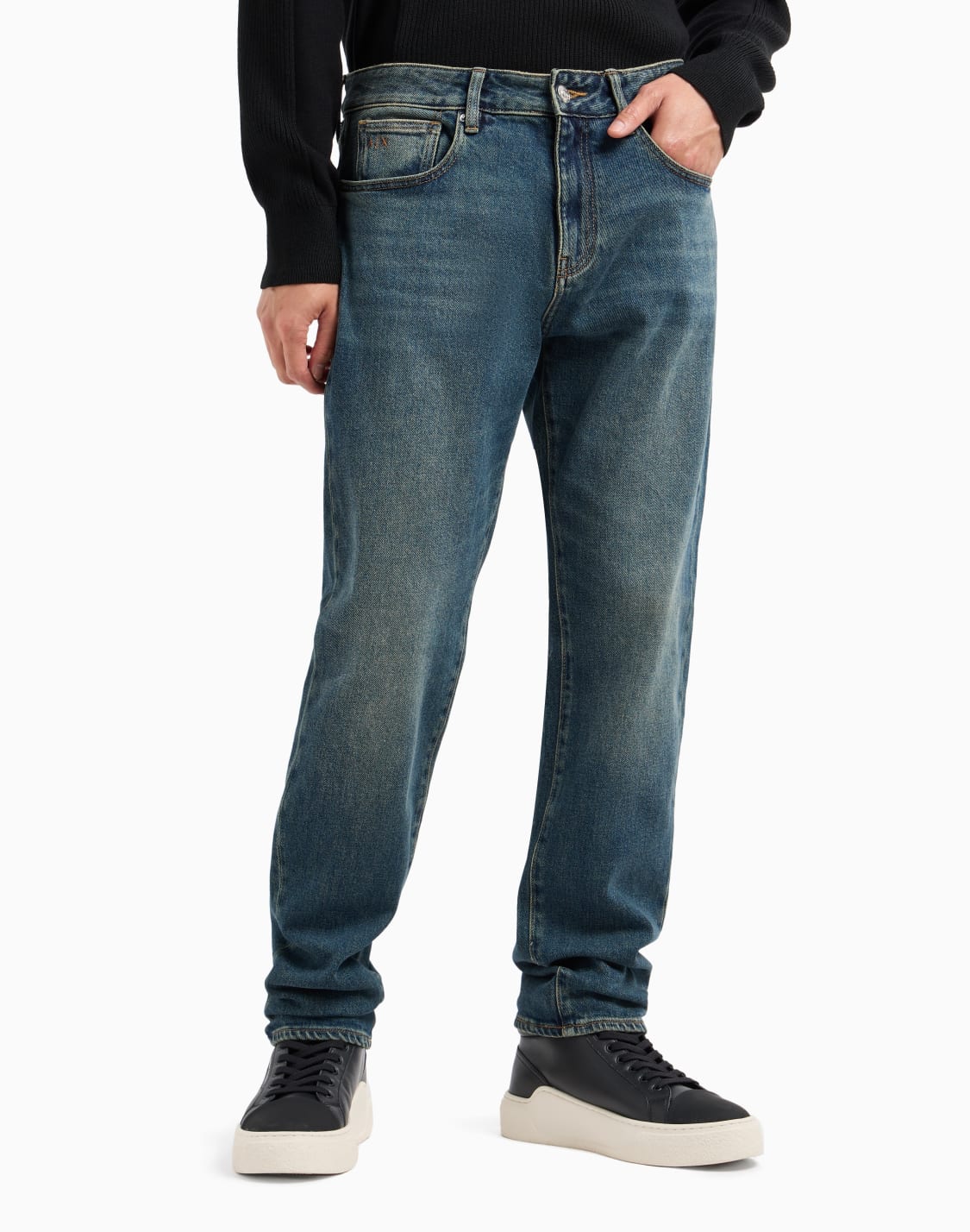 vaqueros-j16-de-corte-recto-en-denim-de-algodn-ndigo-azul--armani-exchange