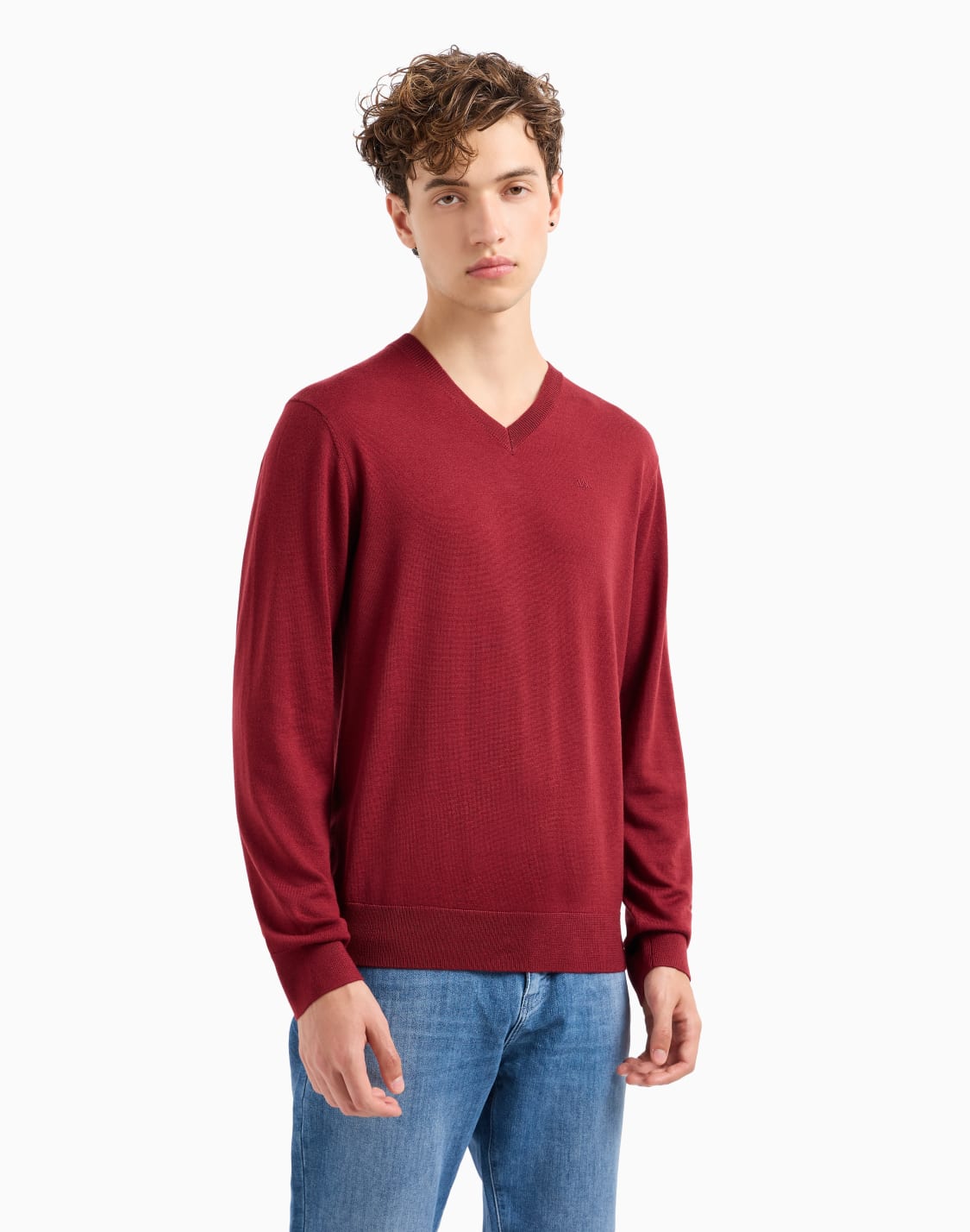 asv-checked-jacquard-v-neck-sweater-burgundy--armani-exchange