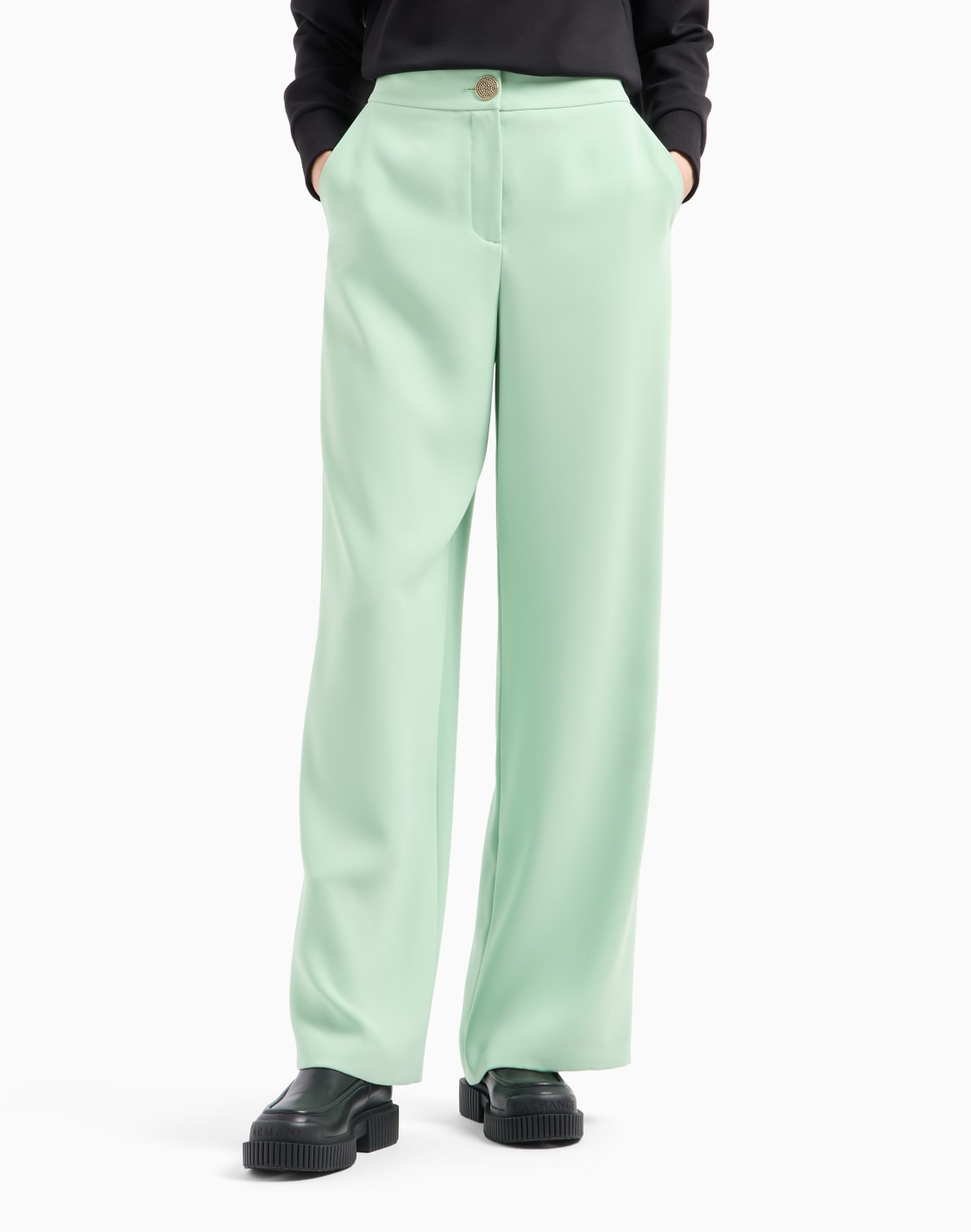 pantaln-palazzo-con-botn-joya-verde--armani-exchange