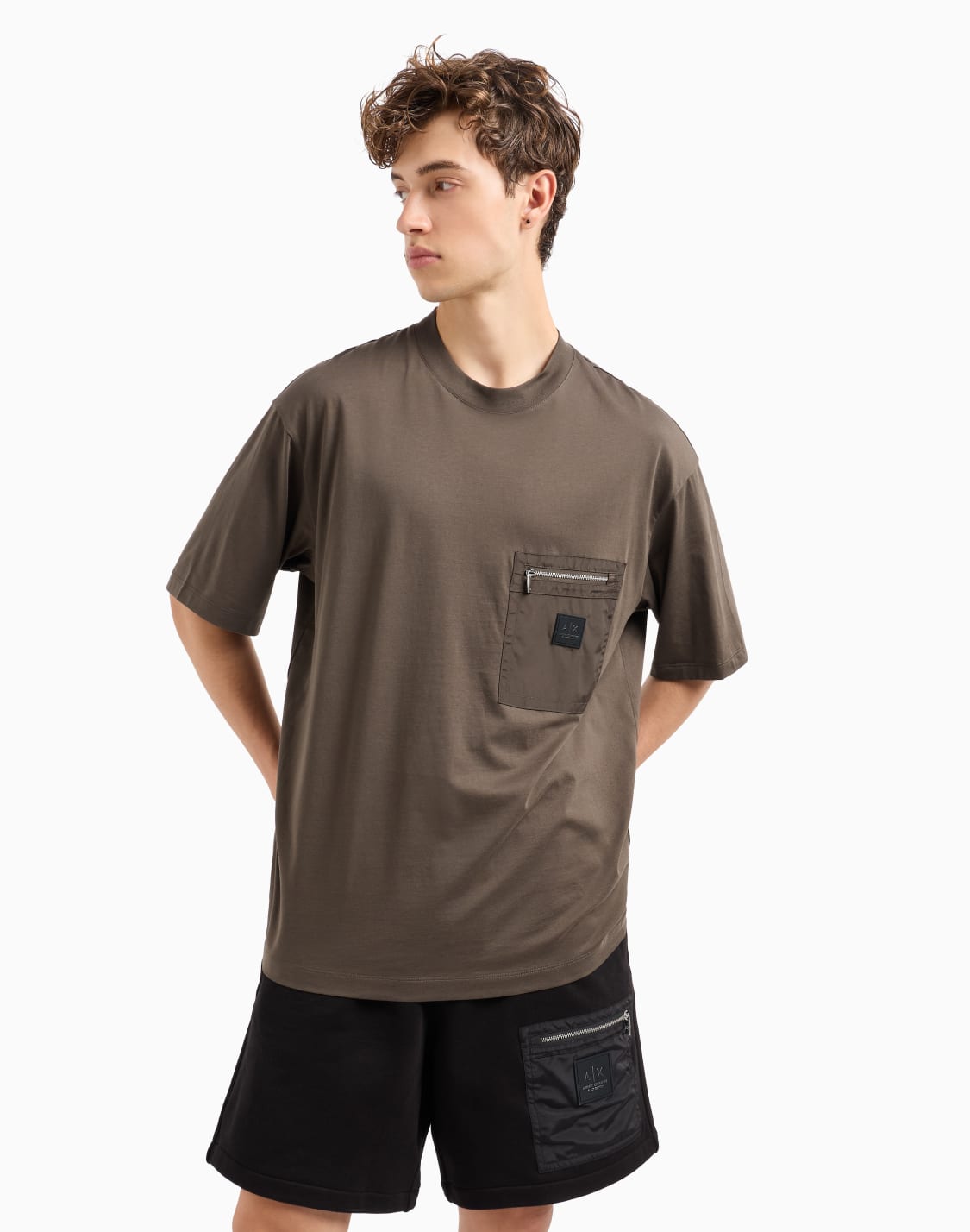 relaxed-fit-t-shirt-with-zip-pocket-and-logo-green--armani-exchange