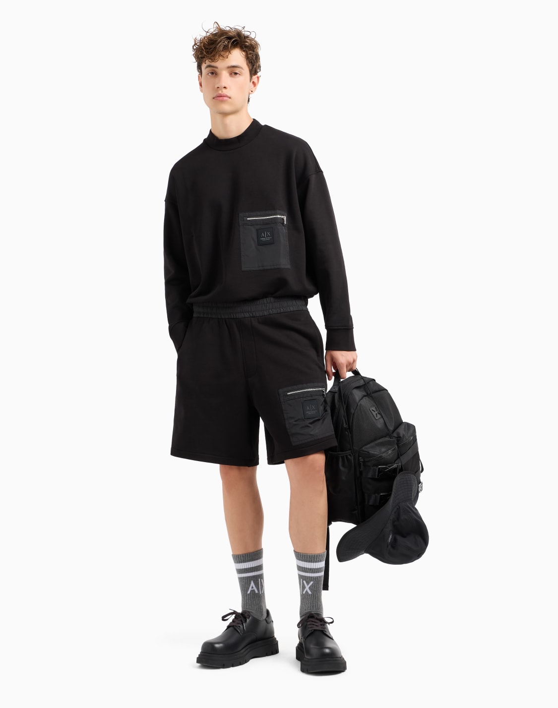0080~ARMANI EXCHANGE crewneck sweatshirt