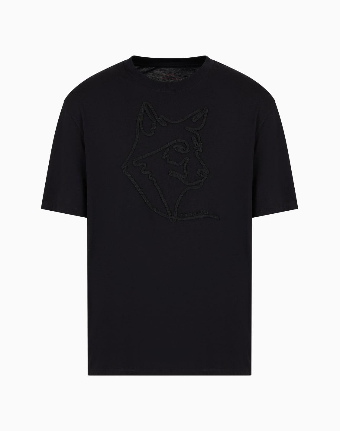 regular-fit-t-shirt-with-tone-on-tone-embroidery-in-organic-cotton-black--armani-exchange