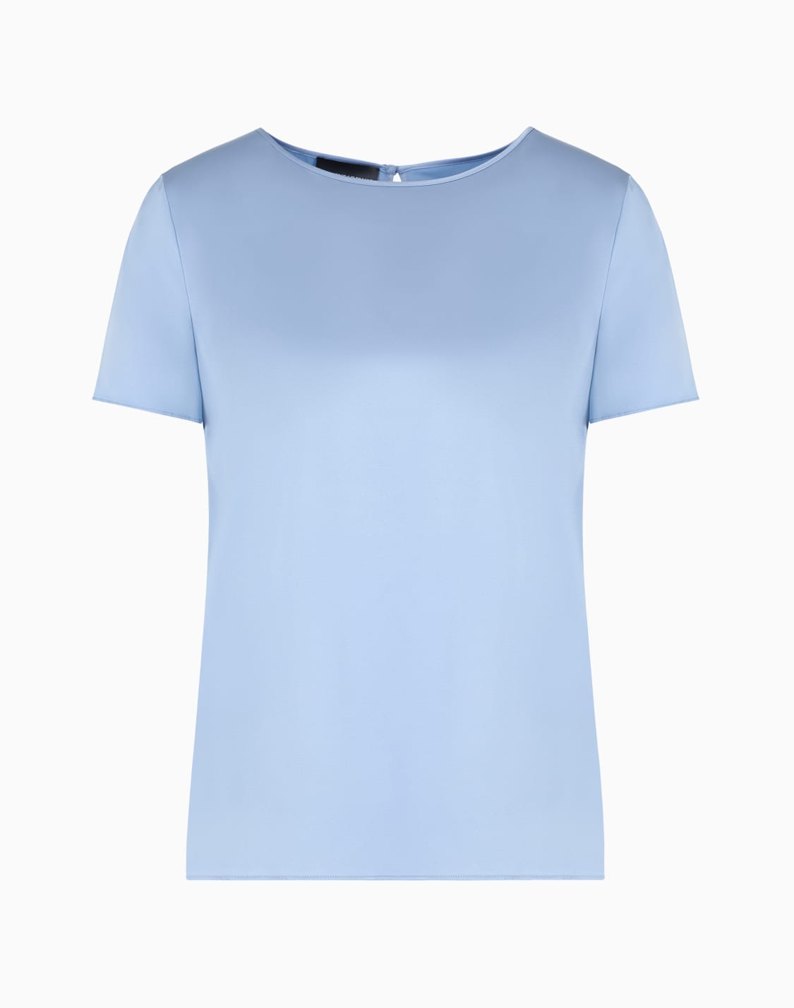 blusa-de-manga-corta-en-raso-de-seda-celeste--emporio-armani