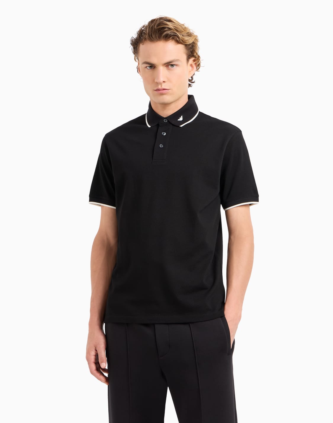 polo-en-piqu-merceris-avec-broderie-petit-aigle-noir--emporio-armani