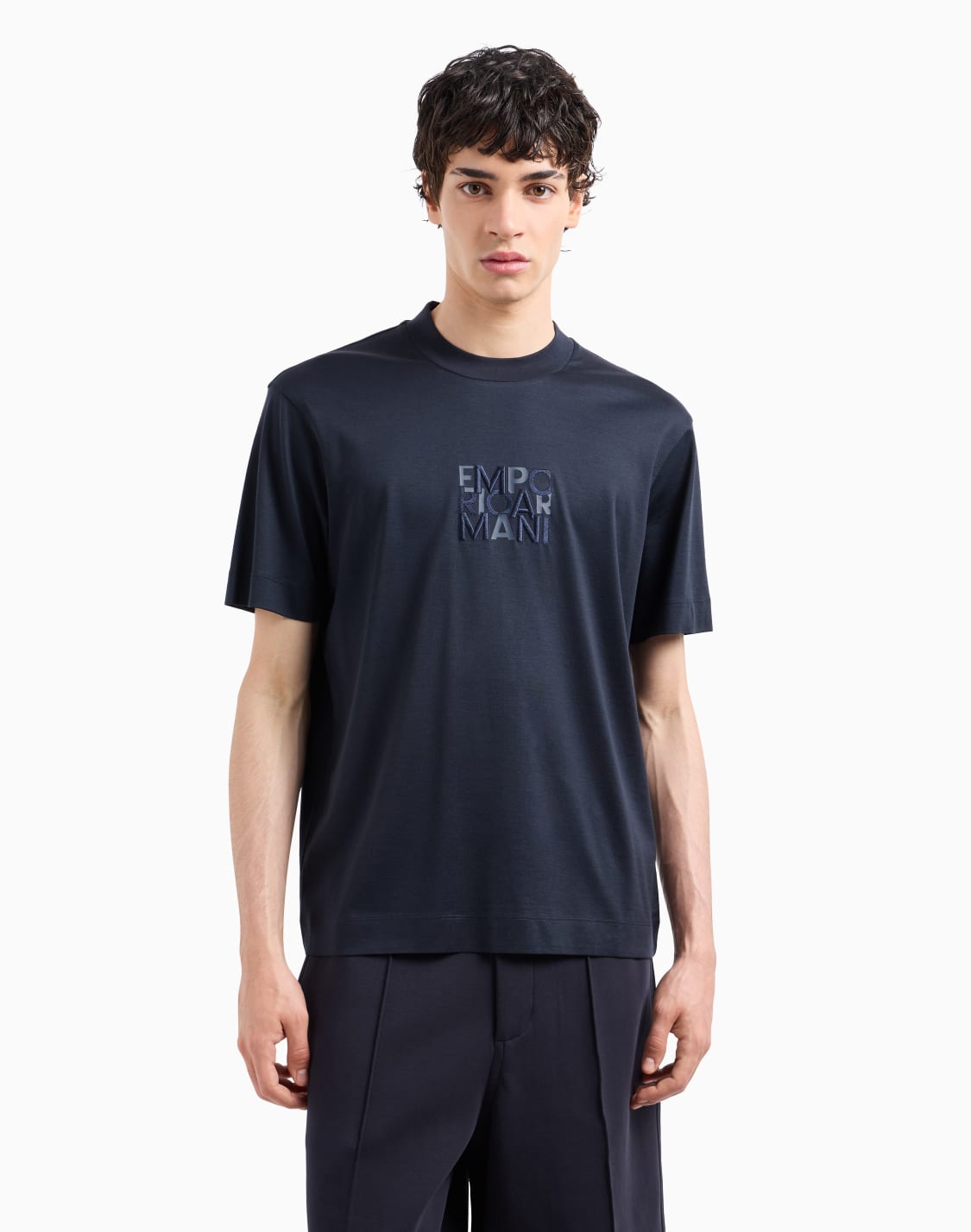 -lyocell-blend-jersey-t-shirt-with-embroidery-and-lettering-print-navy-blue--emporio-armani