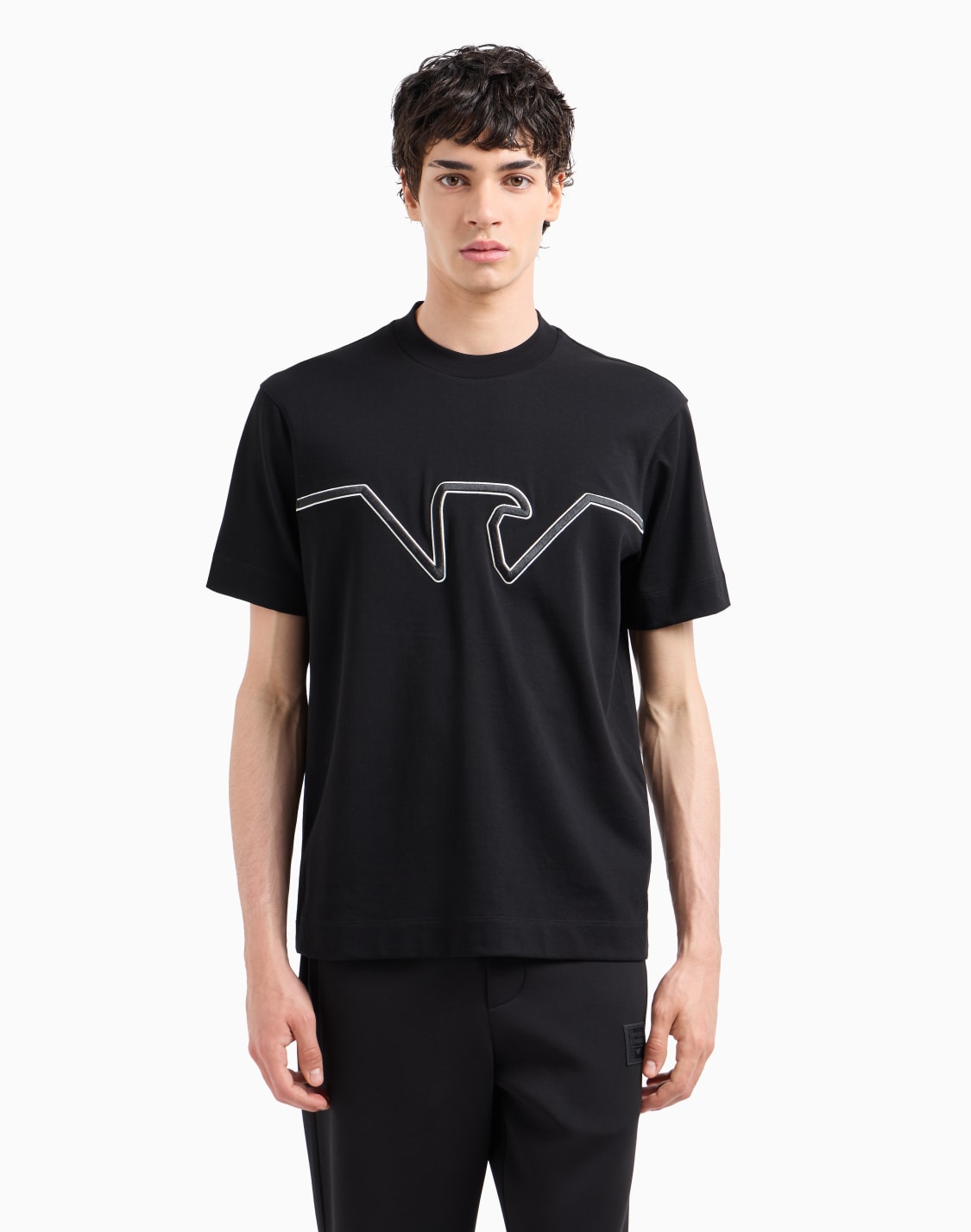 t-shirt-in-jersey-heavy-con-ricamo-logo-a-rilievo-asv-nero--emporio-armani