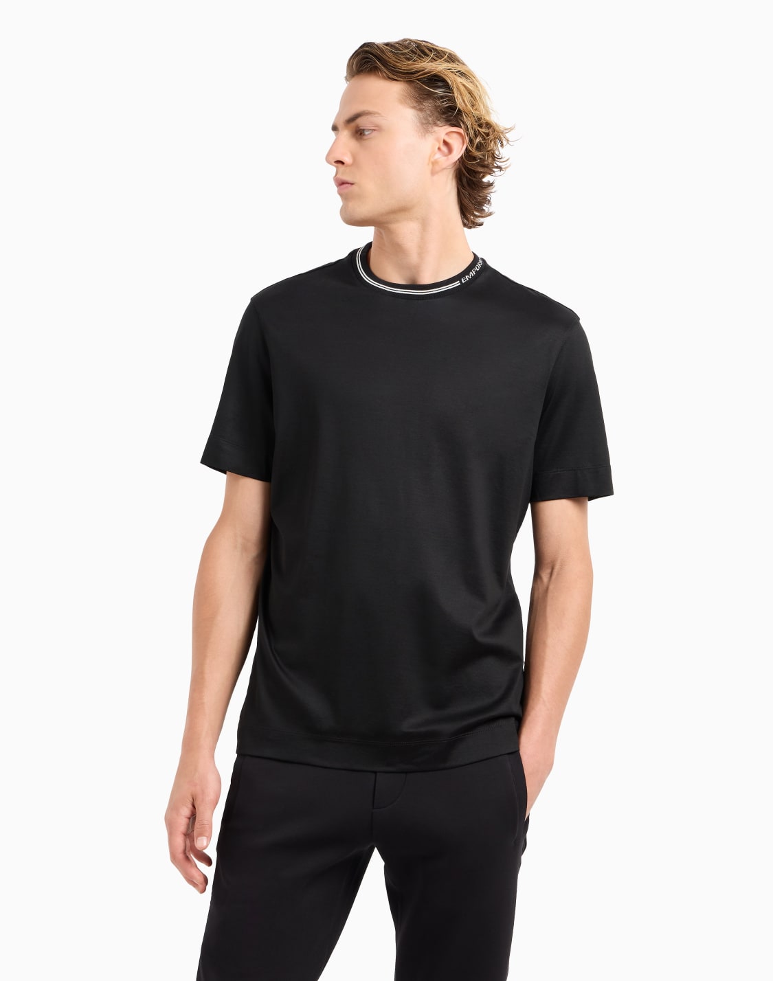 -lyocell-blend-jersey-t-shirt-with-logo-on-collar-black--emporio-armani