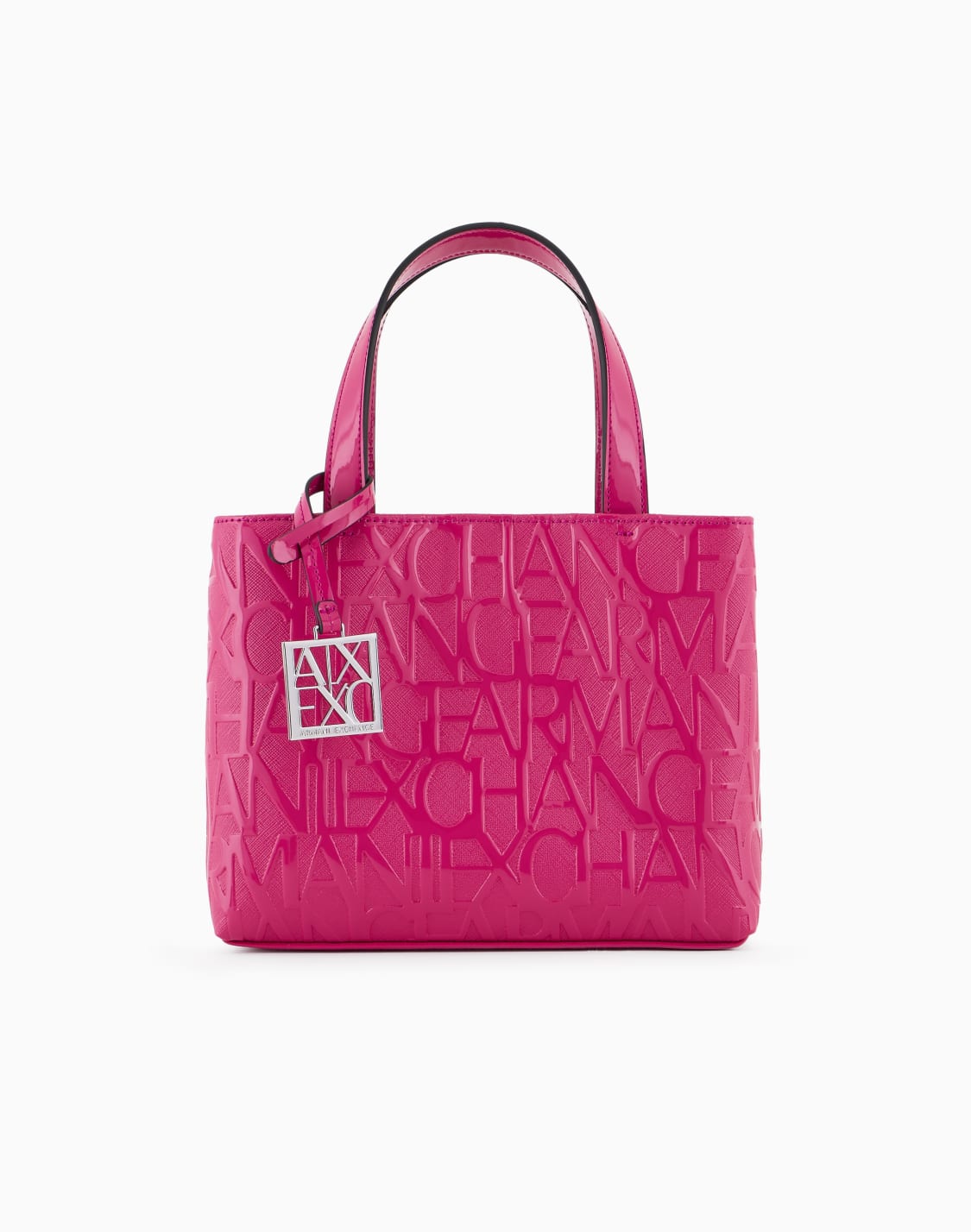 cabas-avec-lettrage-logo-emboss-all-over-fuchsia--armani-exchange