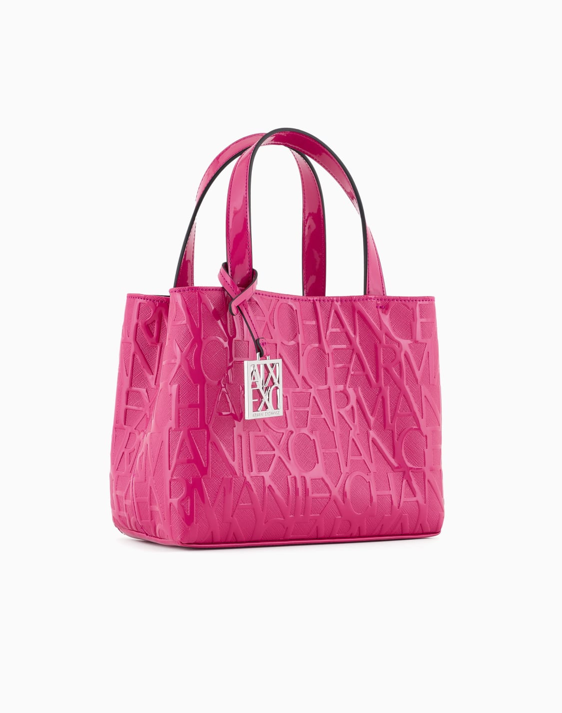 cabas-avec-lettrage-logo-emboss-all-over-fuchsia--armani-exchange