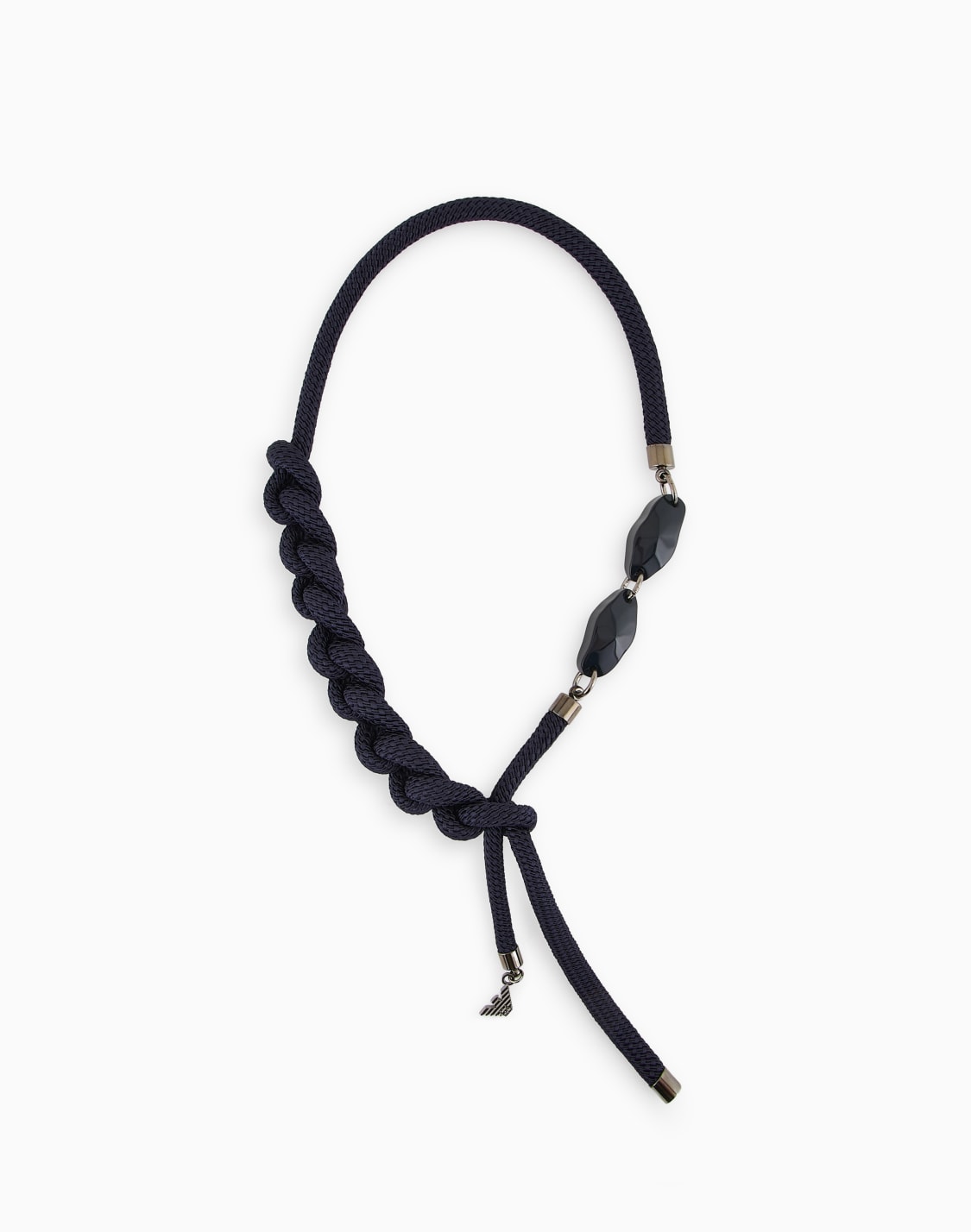 braided-cord-necklace-with-gemstones-navy-blue--emporio-armani