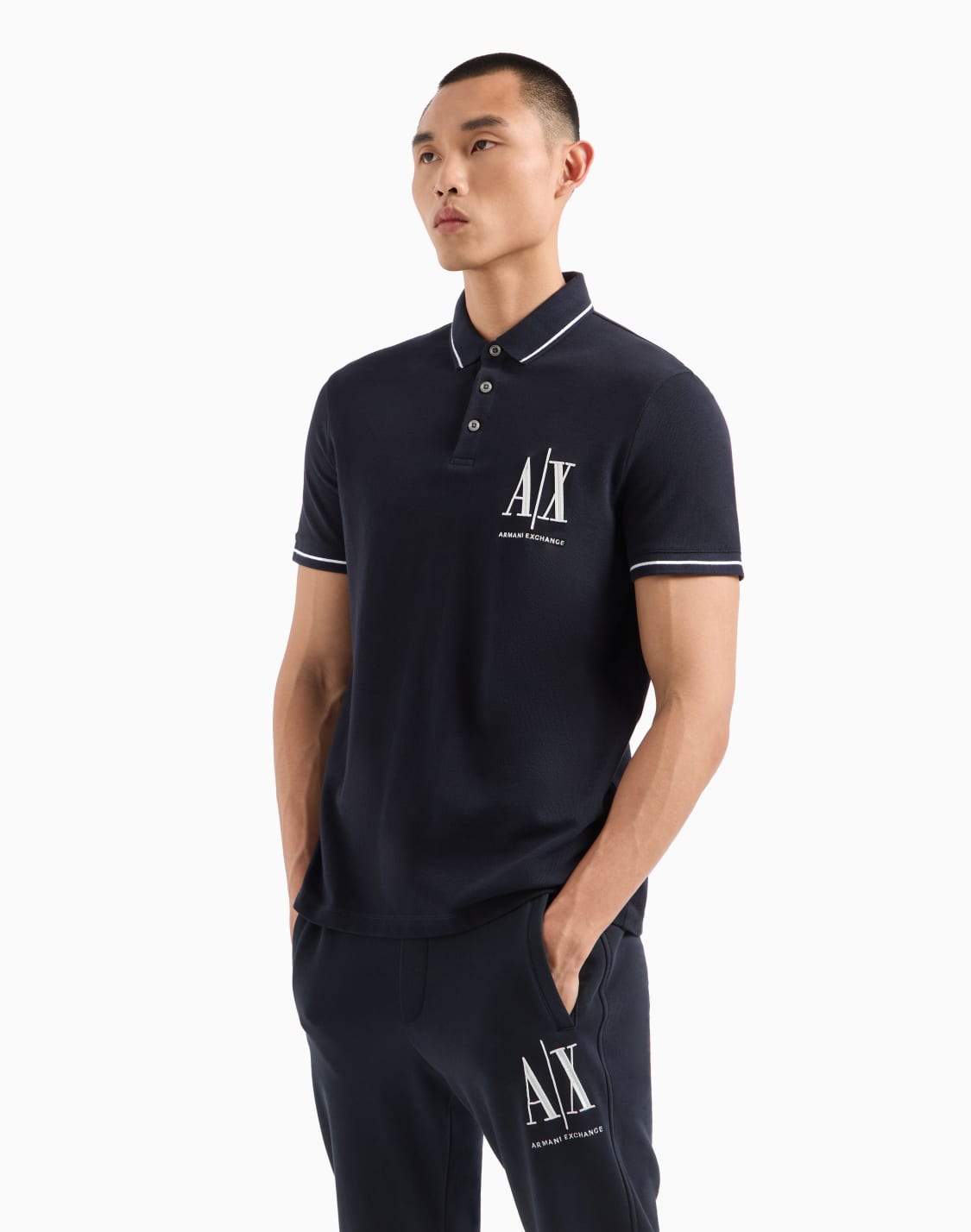 regular-fit-polo-shirt-in-icon-project-piquet-navy-blue--armani-exchange