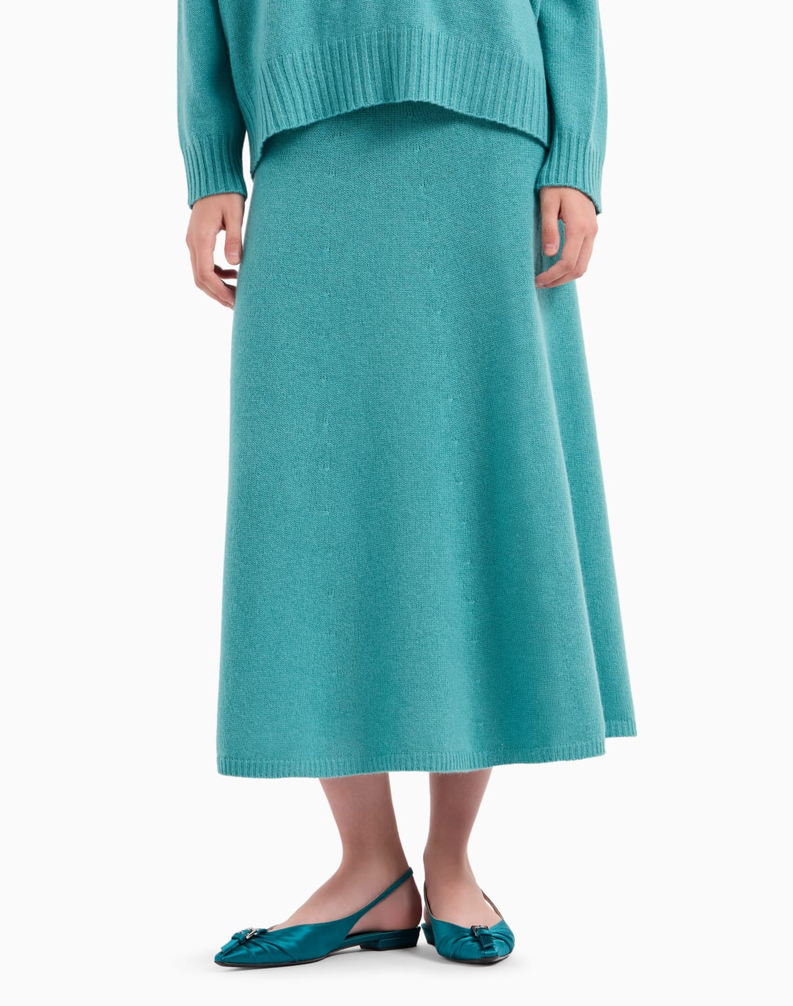 seamless-plain-virgin-wool-midi-skirt-green--emporio-armani