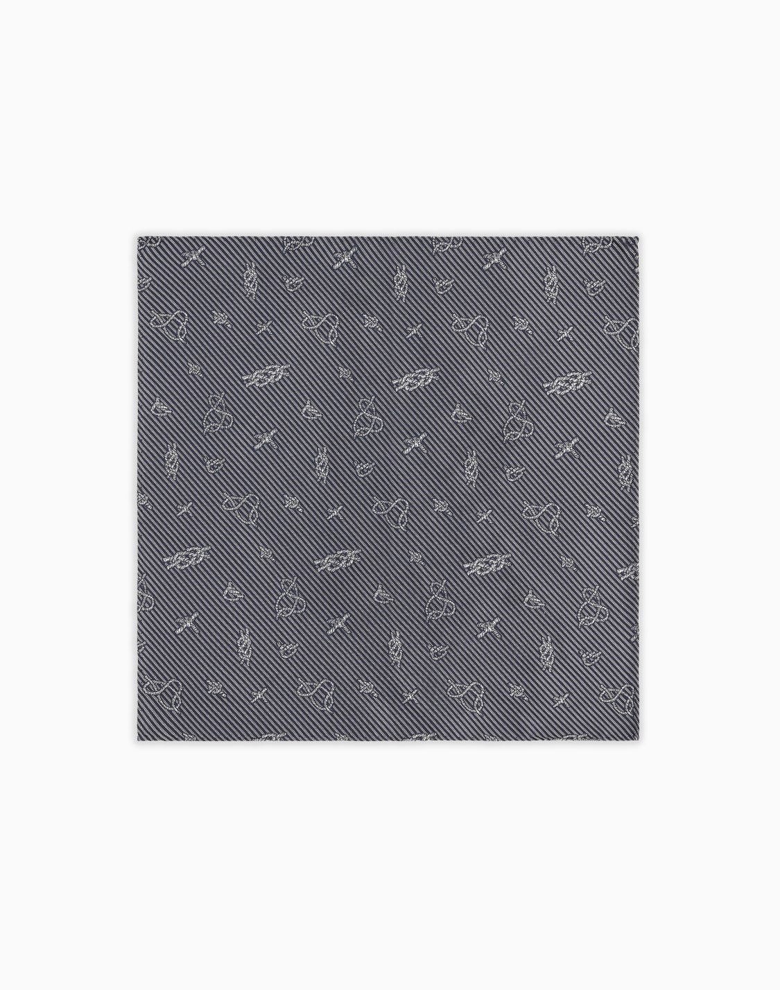 pauelo-de-bolsillo-en-seda-pura-con-fantasa-de-nudos-en-tejido-jacquard-azul-marino--emporio-armani