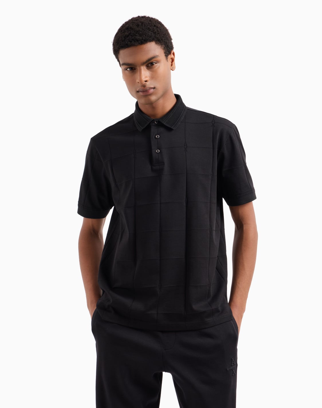 -mercerized-cotton-regular-fit-polo-black--armani-exchange