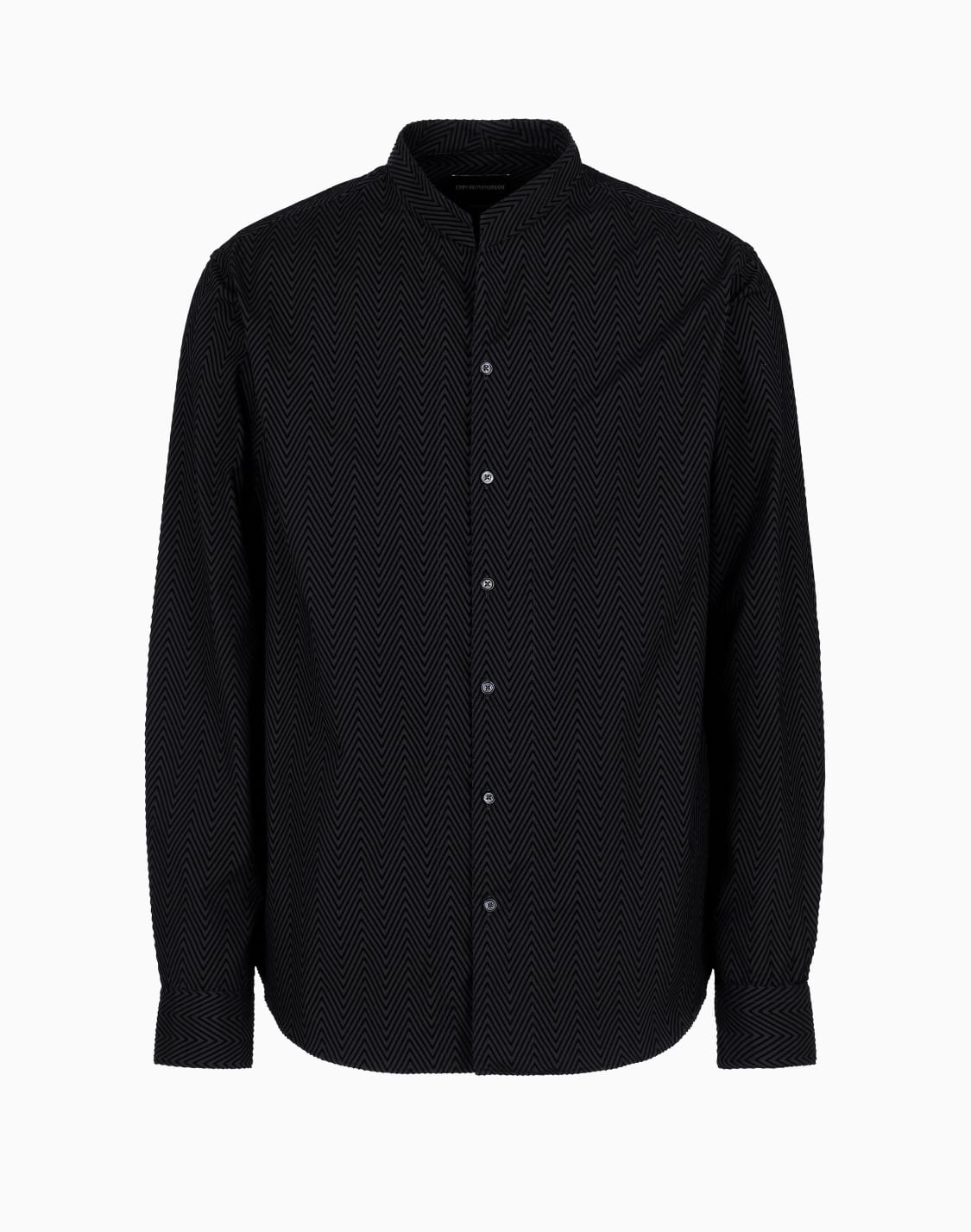 stretch-sateen-cotton-shirt-with-guru-collar-grey--emporio-armani