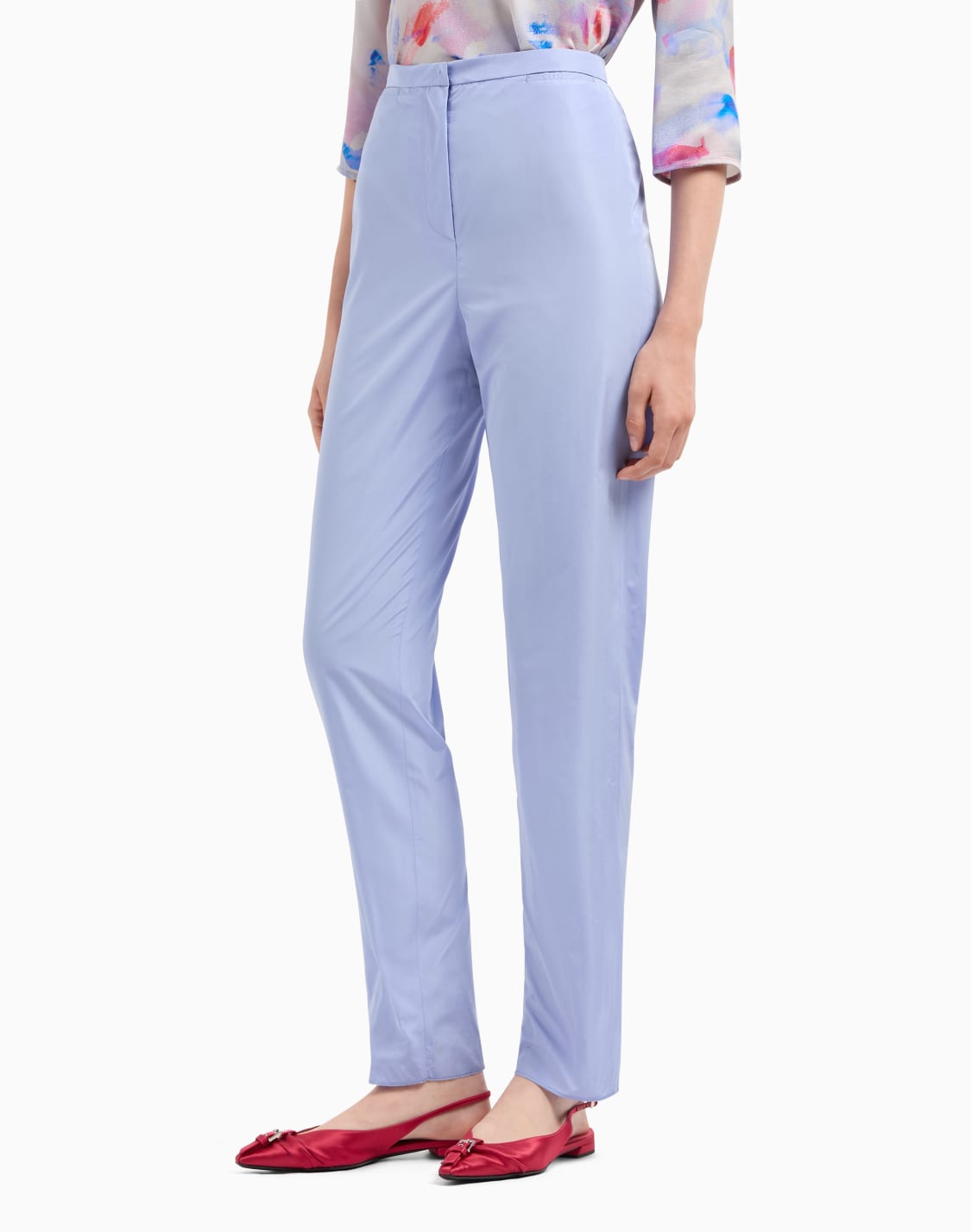 pantalon-en-taffetas-violet--emporio-armani