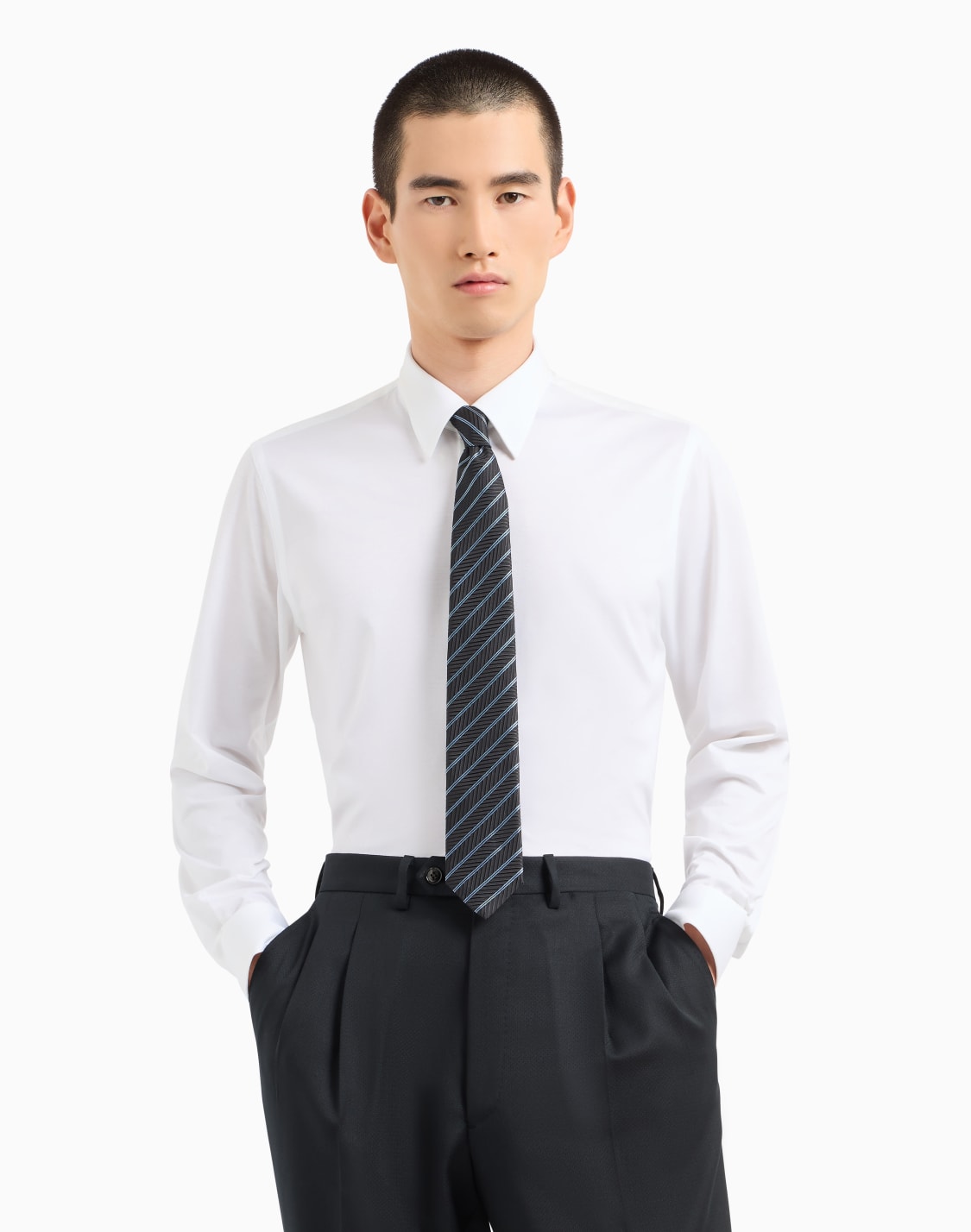 ☆EMPORIO  ARMANI ☆シャツ12A&ネクタイ undefined