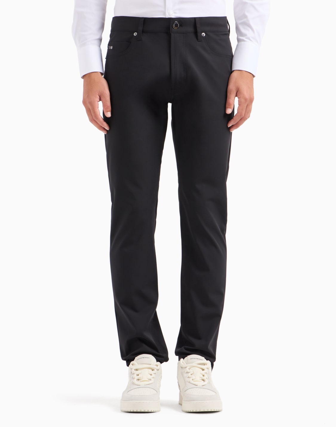 j05-regular-fit-stretch-nylon-trousers-negro--emporio-armani