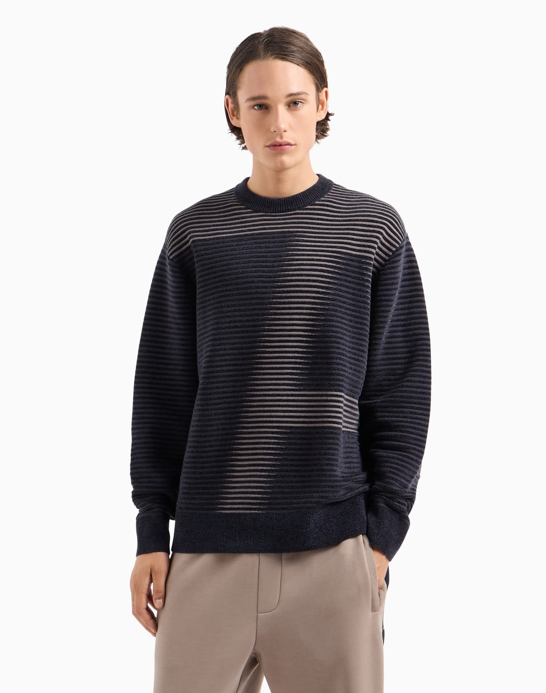 a-line-logo-striped-crewneck-sweater-navy-blue--armani-exchange