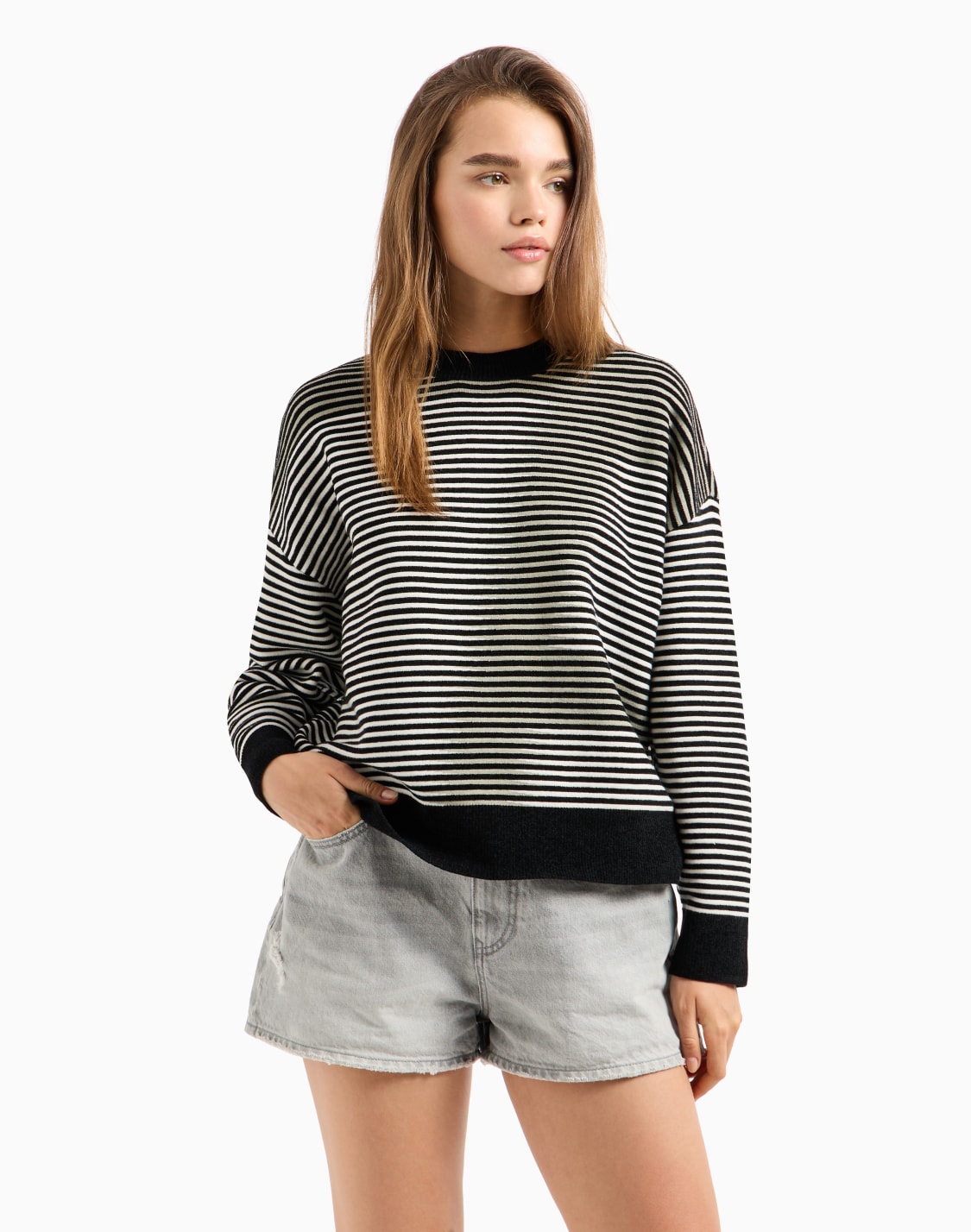 knitted-sweater-with-edge-patterned--armani-exchange