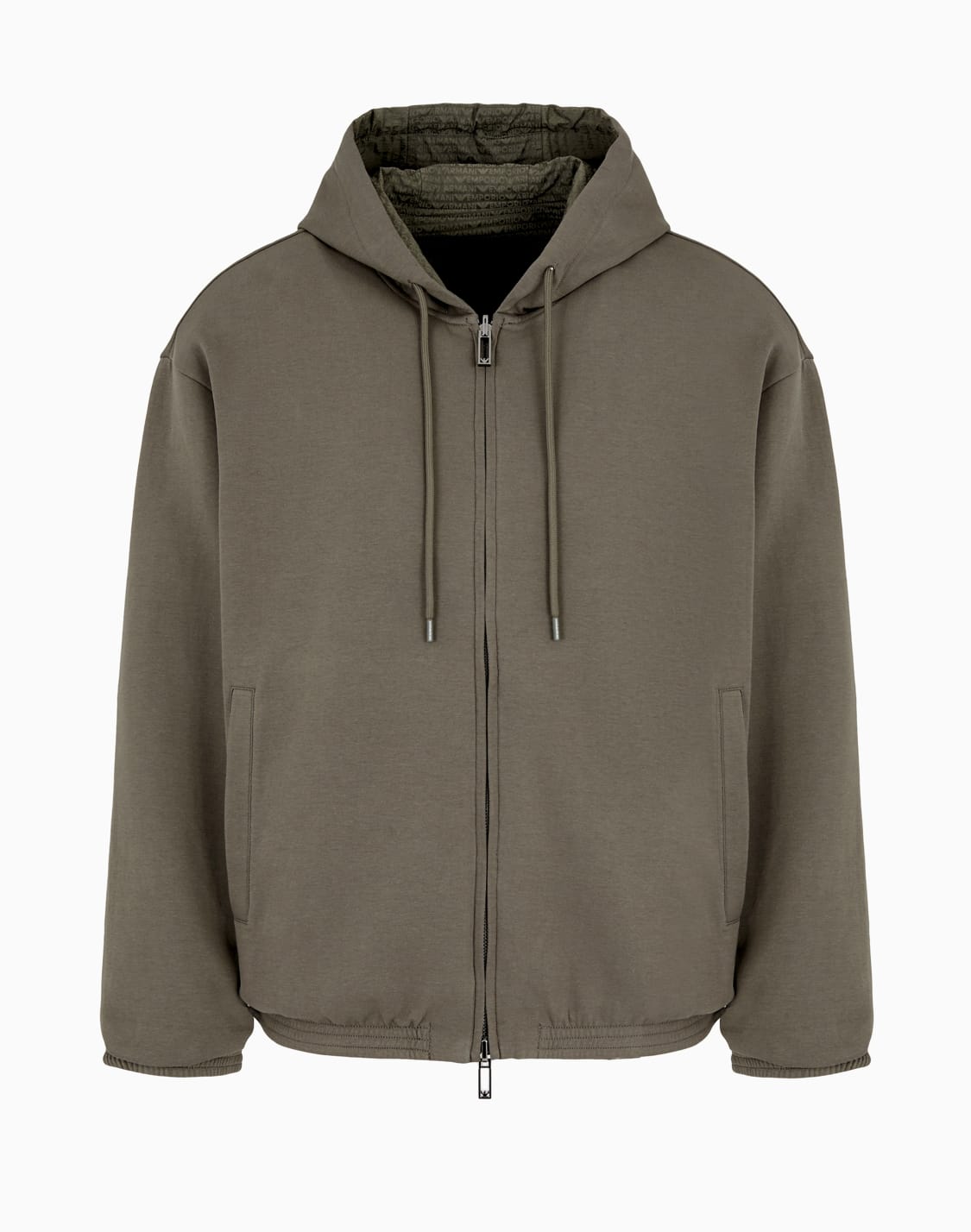 sweat-shirt-faon-cardigan-capuche-en-jersey-double-rversible-vert--emporio-armani