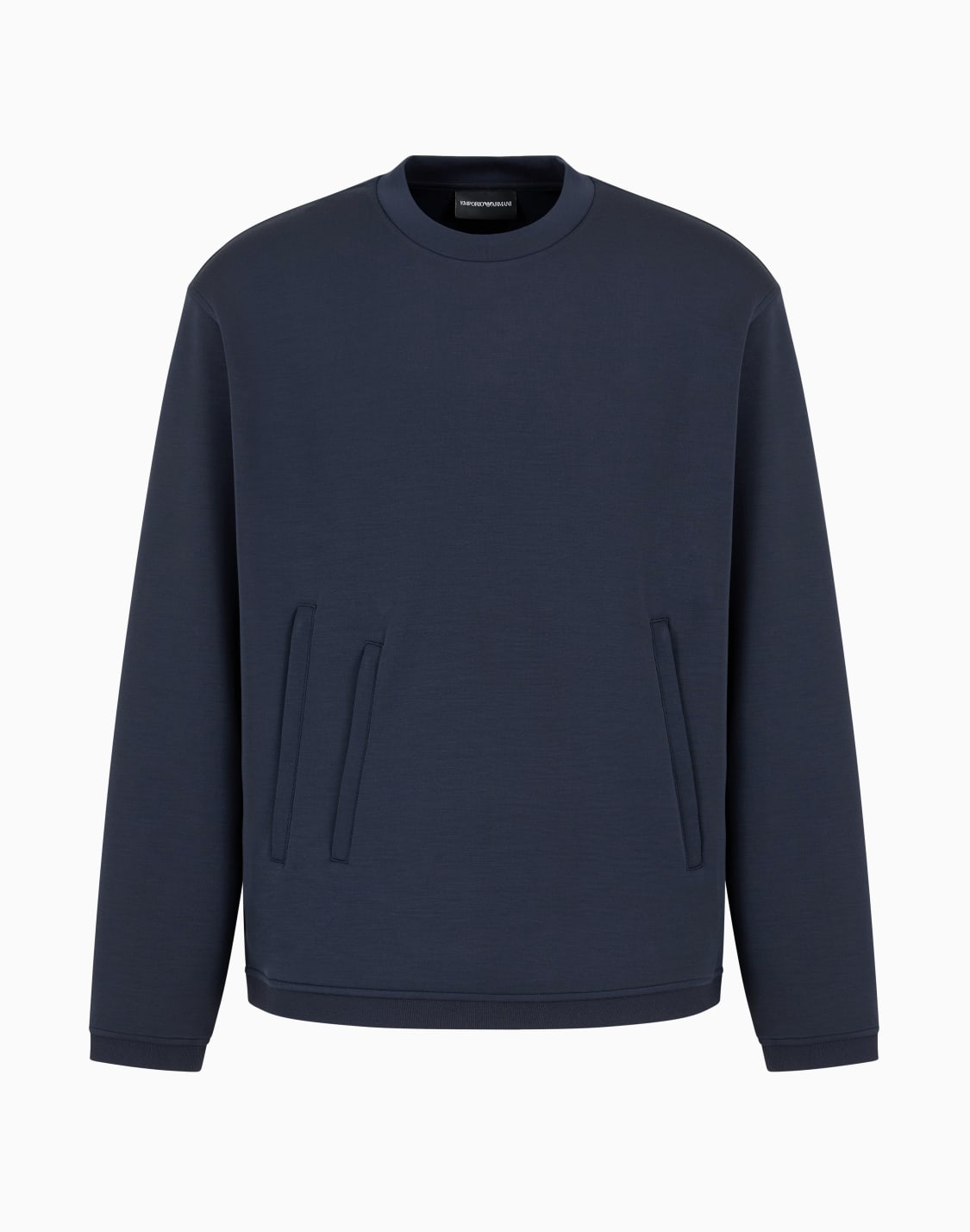travel-essential-modal-blend-double-jersey-sweatshirt-navy-blue--emporio-armani