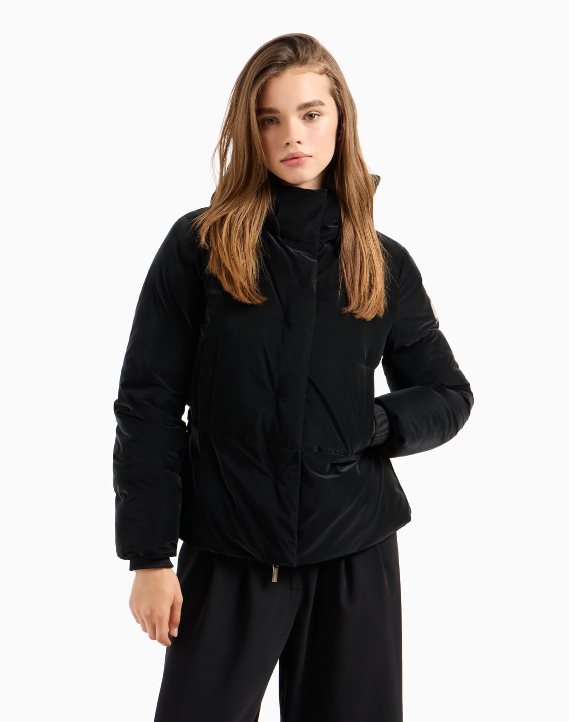 giubbotto-in-tessuto-effetto-velour-con-cappuccio-nero--armani-exchange