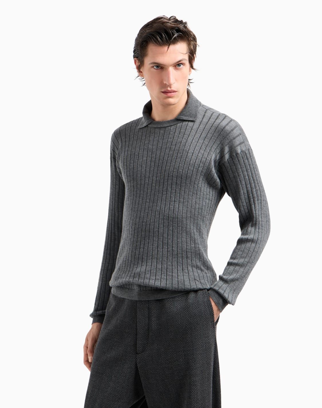 ribbed-cashmere-and-silk-jumper-grey--giorgio-armani